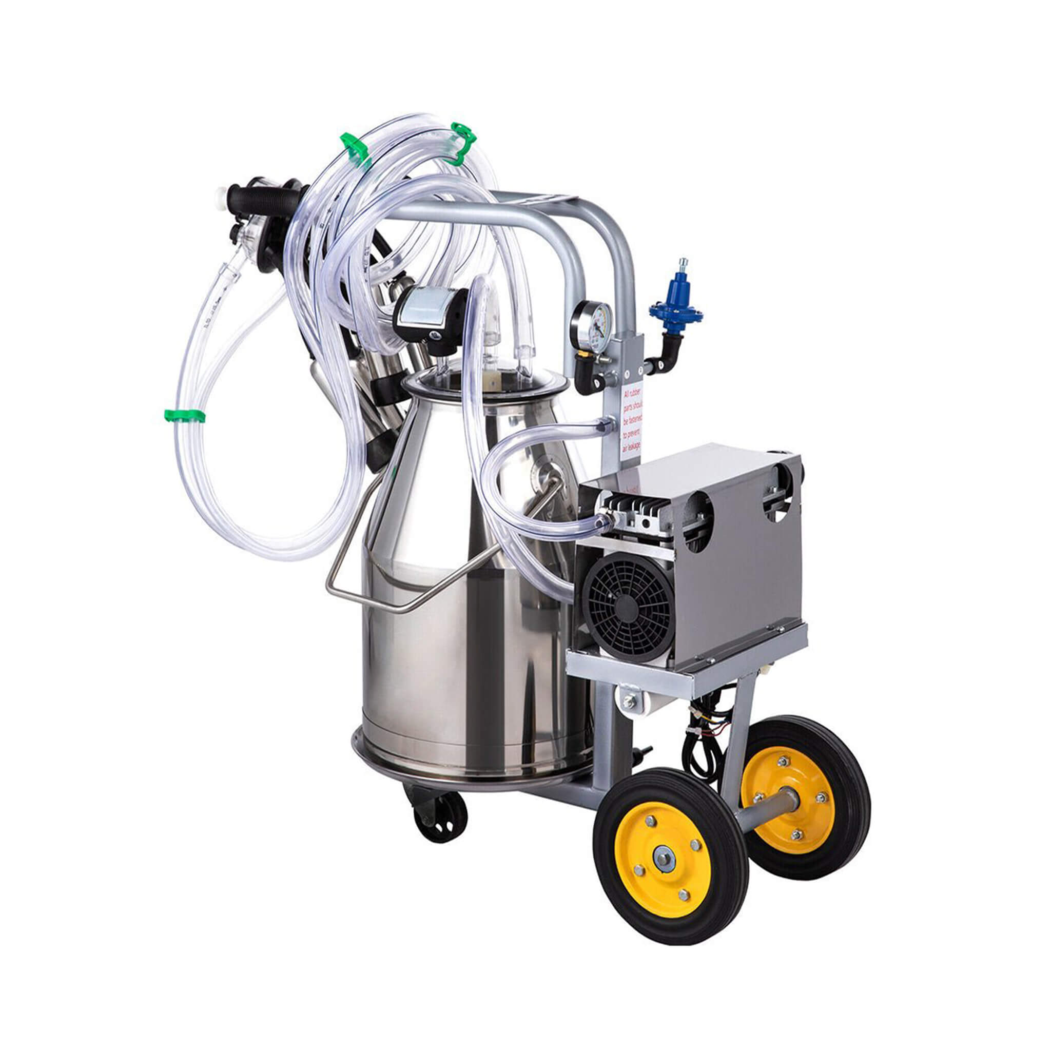 Premium Electric Cow Goat Milking Machine With Milk Bucket, 25L (SAK83260)