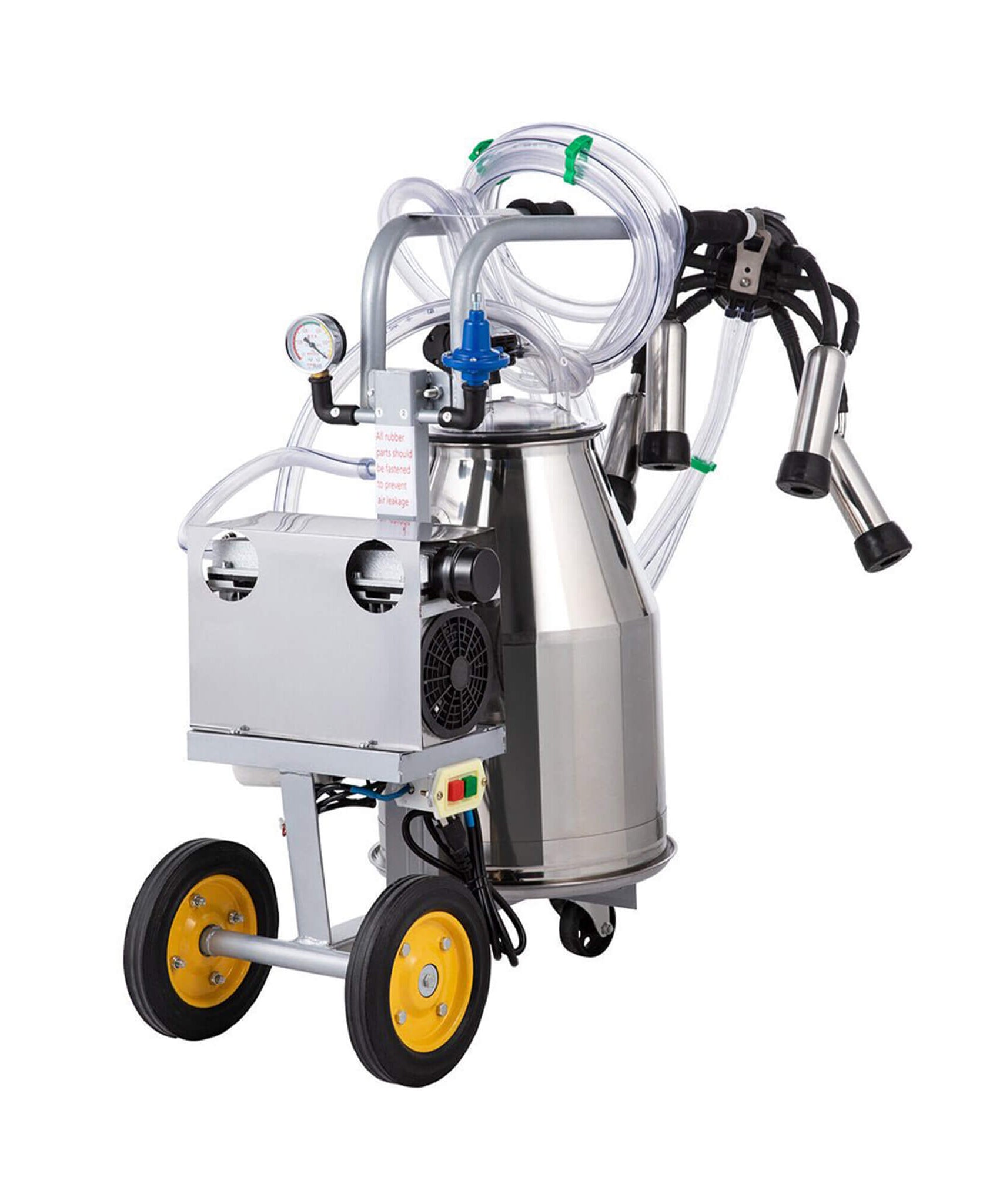 Premium Electric Cow Goat Milking Machine With Milk Bucket, 25L (SAK83260)