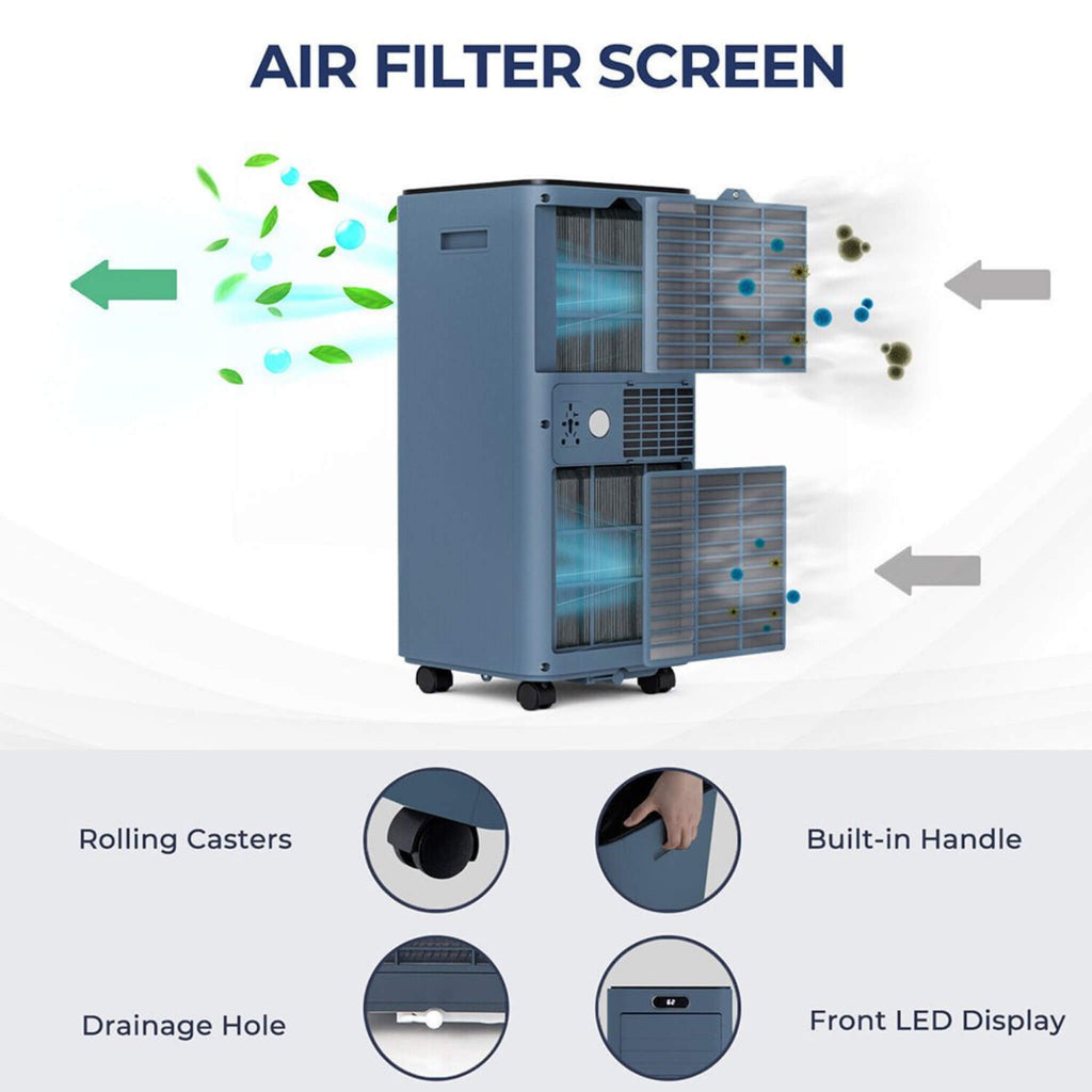 Premium 10K BTU Freestanding AC Unit With Remote Control (SAK41642)