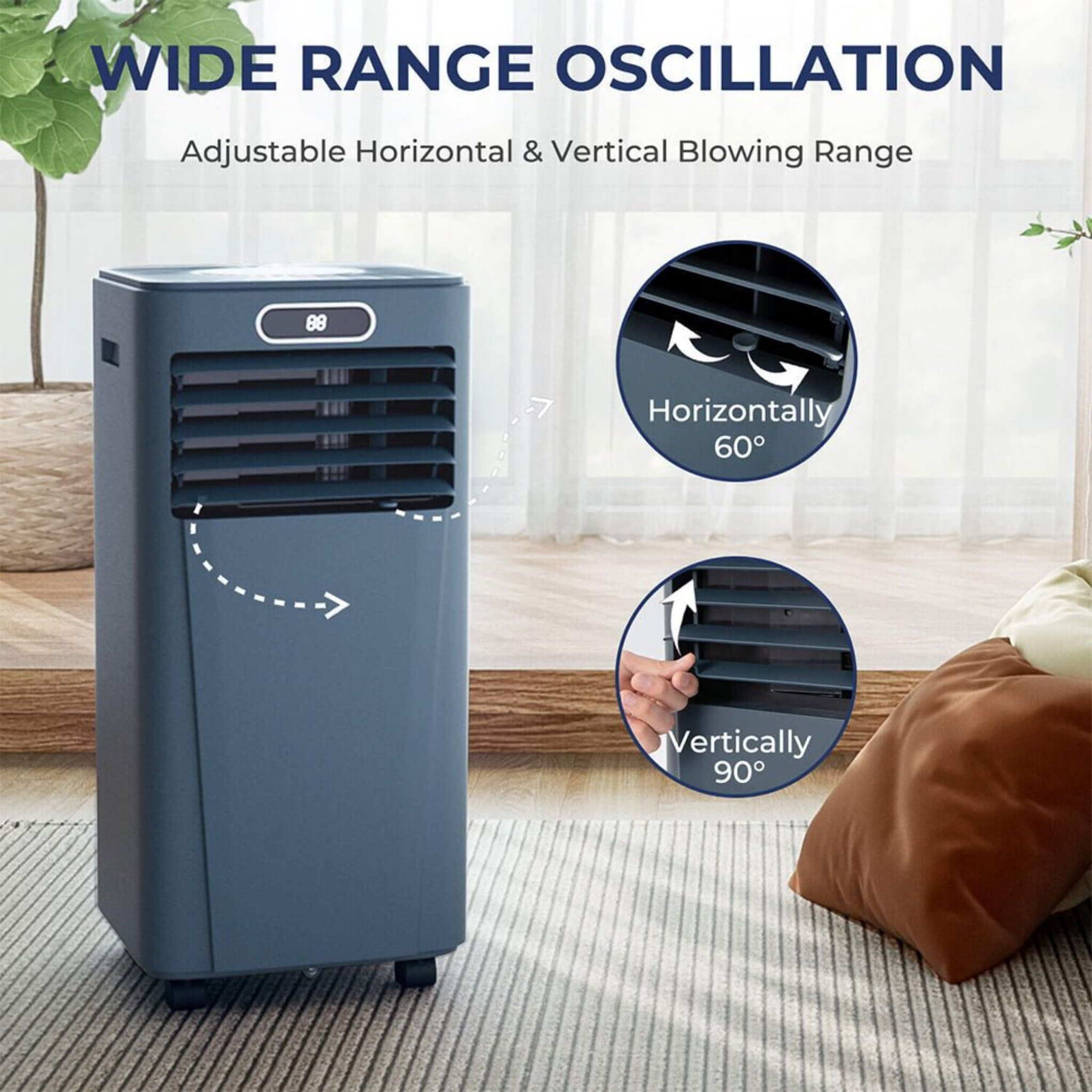 Premium 10K BTU Freestanding AC Unit With Remote Control (SAK41642)