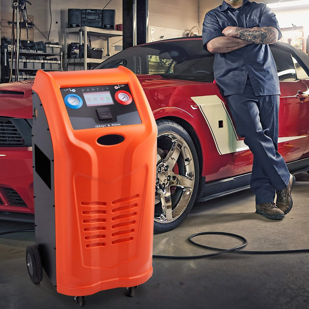Premium Fully Automatic Dual Cylinder AC Refrigerant Recovery Machine Kit (SAK49605)
