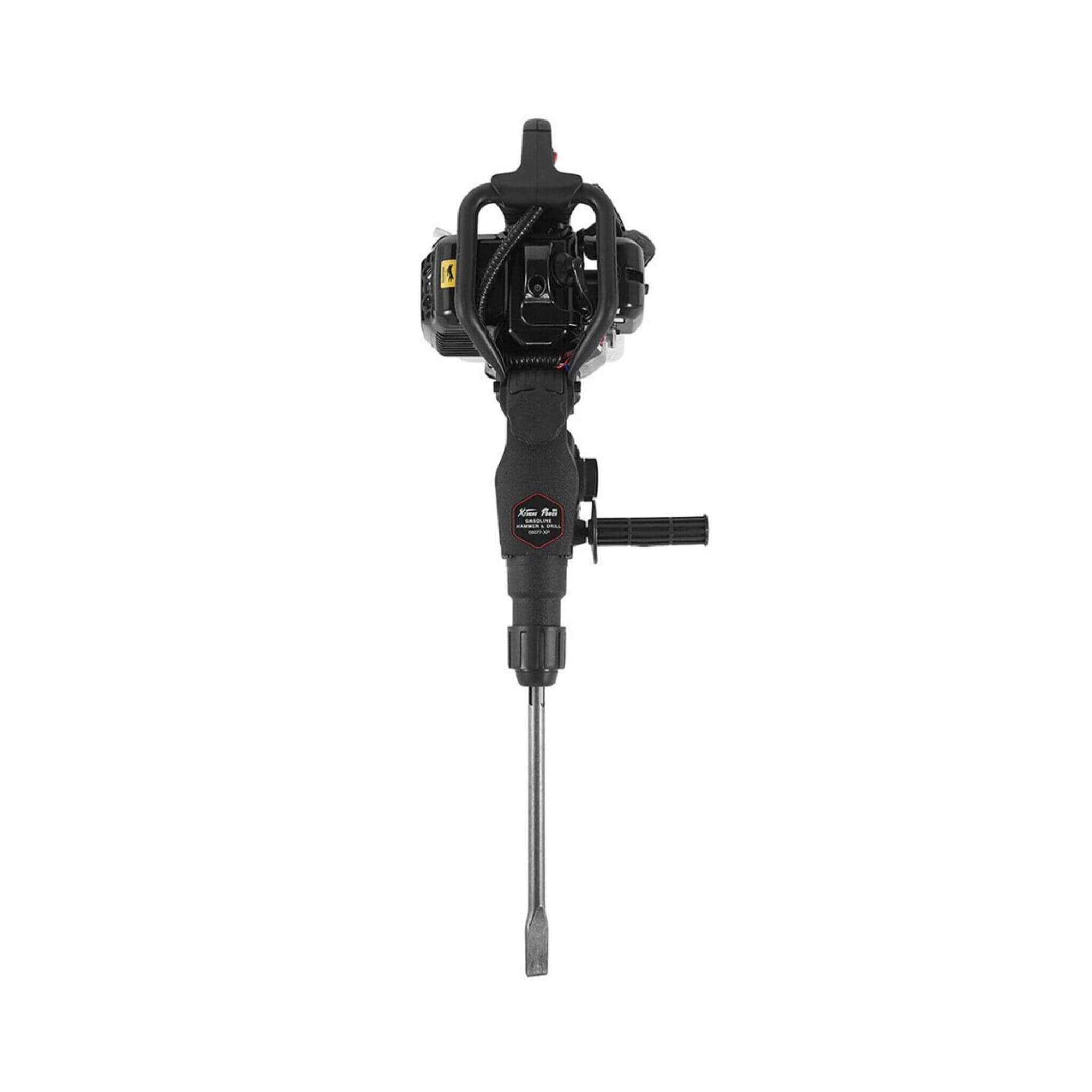 Heavy-Duty Gasoline Powered Demolition Jack Hammer Drill W/ Point, Flat & Chisel Bits (SAK16492)
