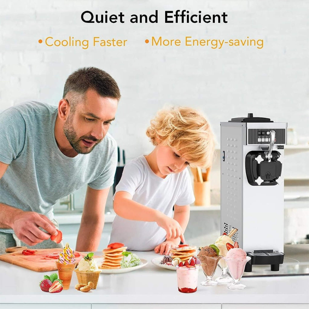 Premium 1200W Industrial Single-Flavor Soft Serve Ice Cream Maker Machine (SAK81752)