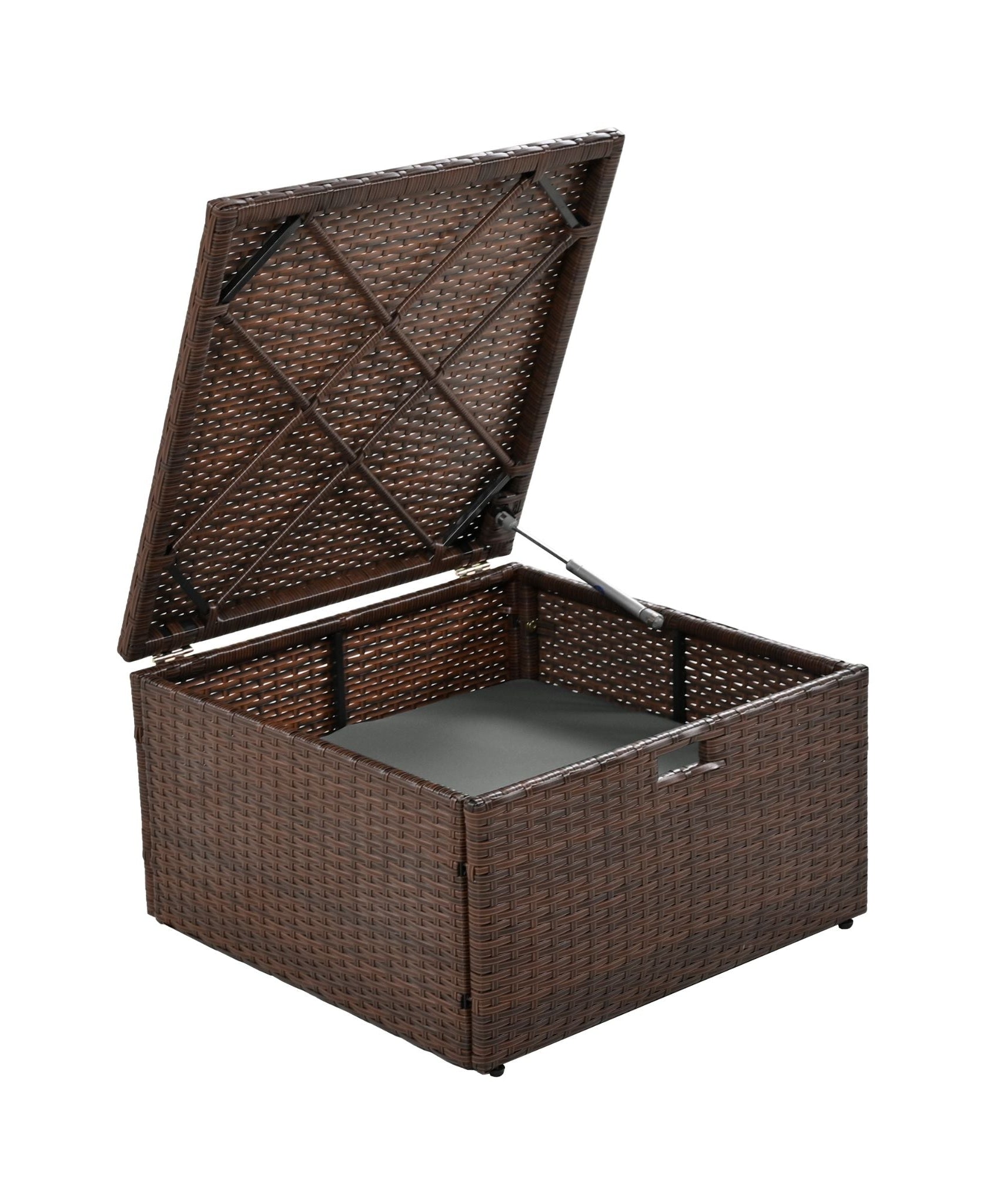 Alora Premium Outdoor 2-Seater Patio Daybed With Foldable Awning, Cushions, And Rattan Frame (SAK90233)
