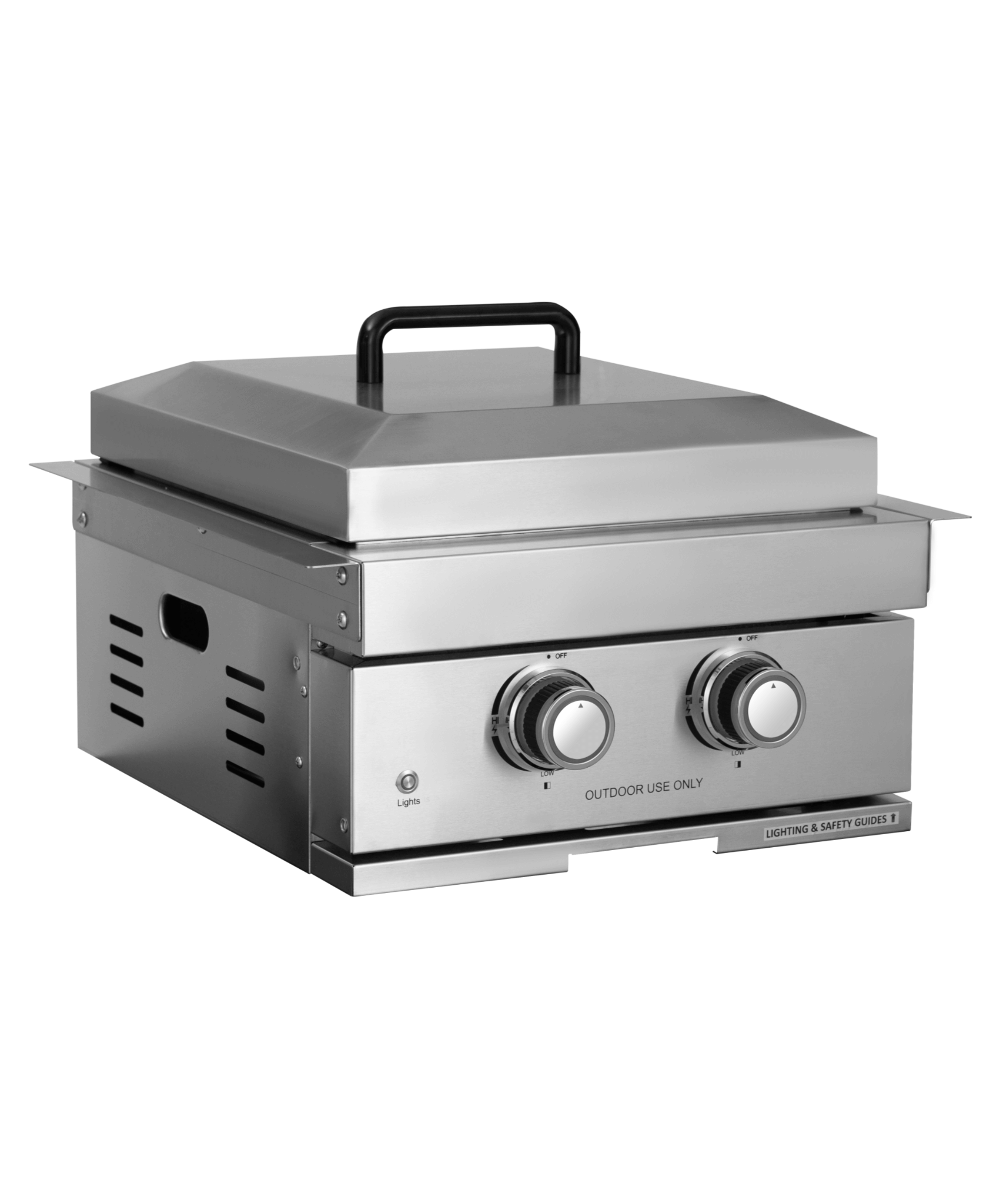 Premium Outdoor Kitchen With 32-Inch 60K BTU Built-In Stainless Steel LPG Gas Grill, Door And Drawer Combo And Stainless Steel Ice Box (SAK98661)