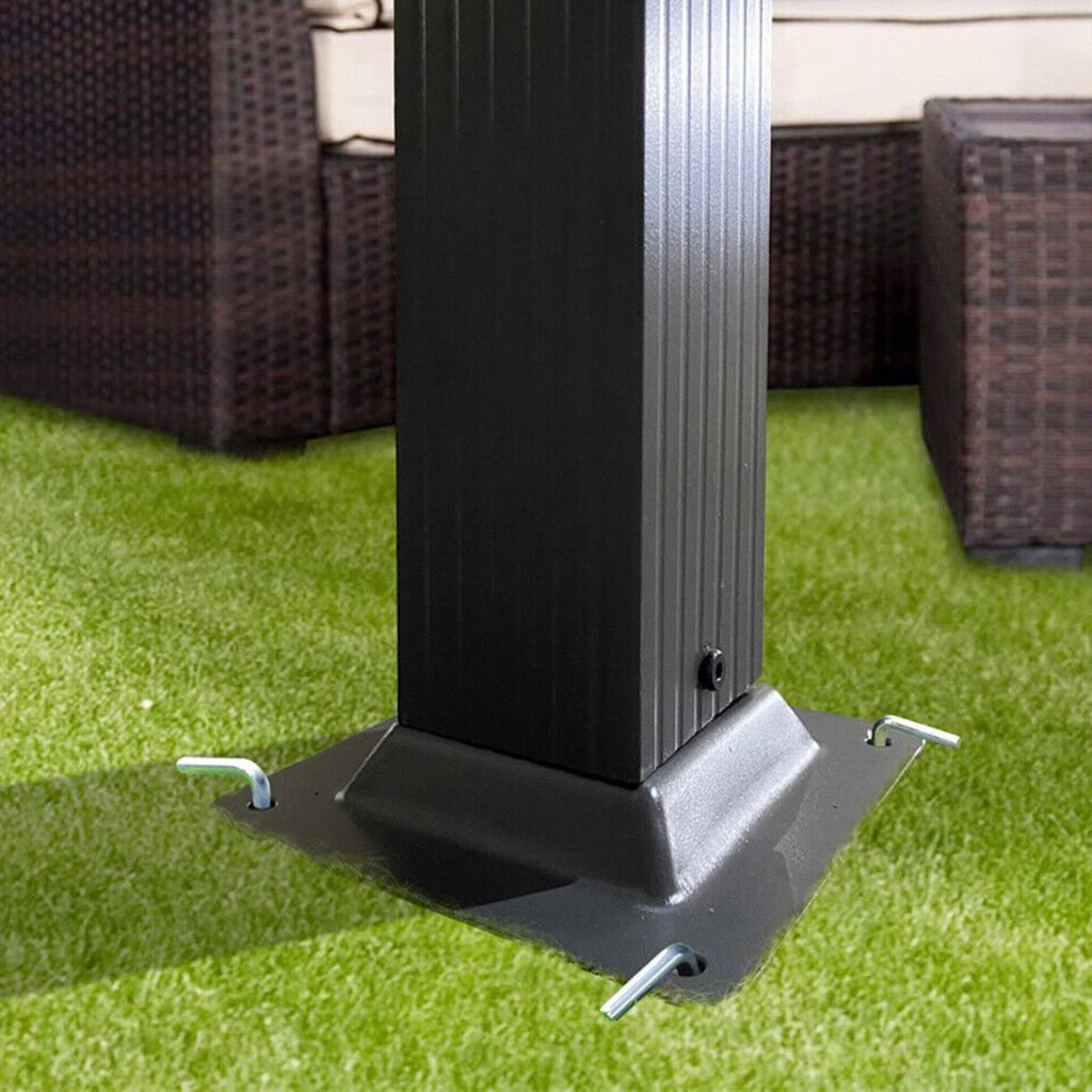 [10X13FT] Alora Premium Outdoor Patio Retractable Pergola With Canopy (SAK01864)