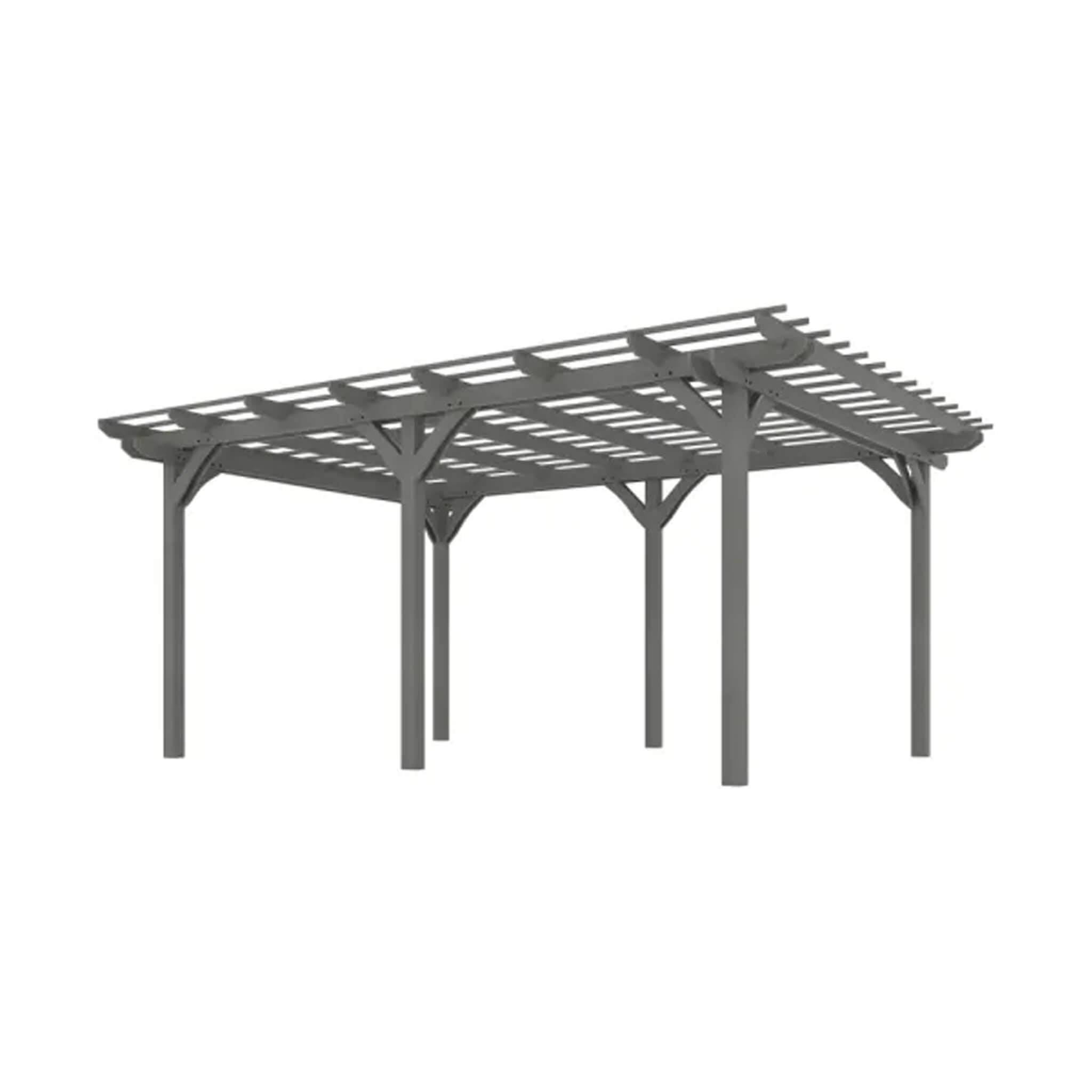 [09X12FT] Alora Premium Outdoor Wooden Grape Trellis Pergola (SAK18579)