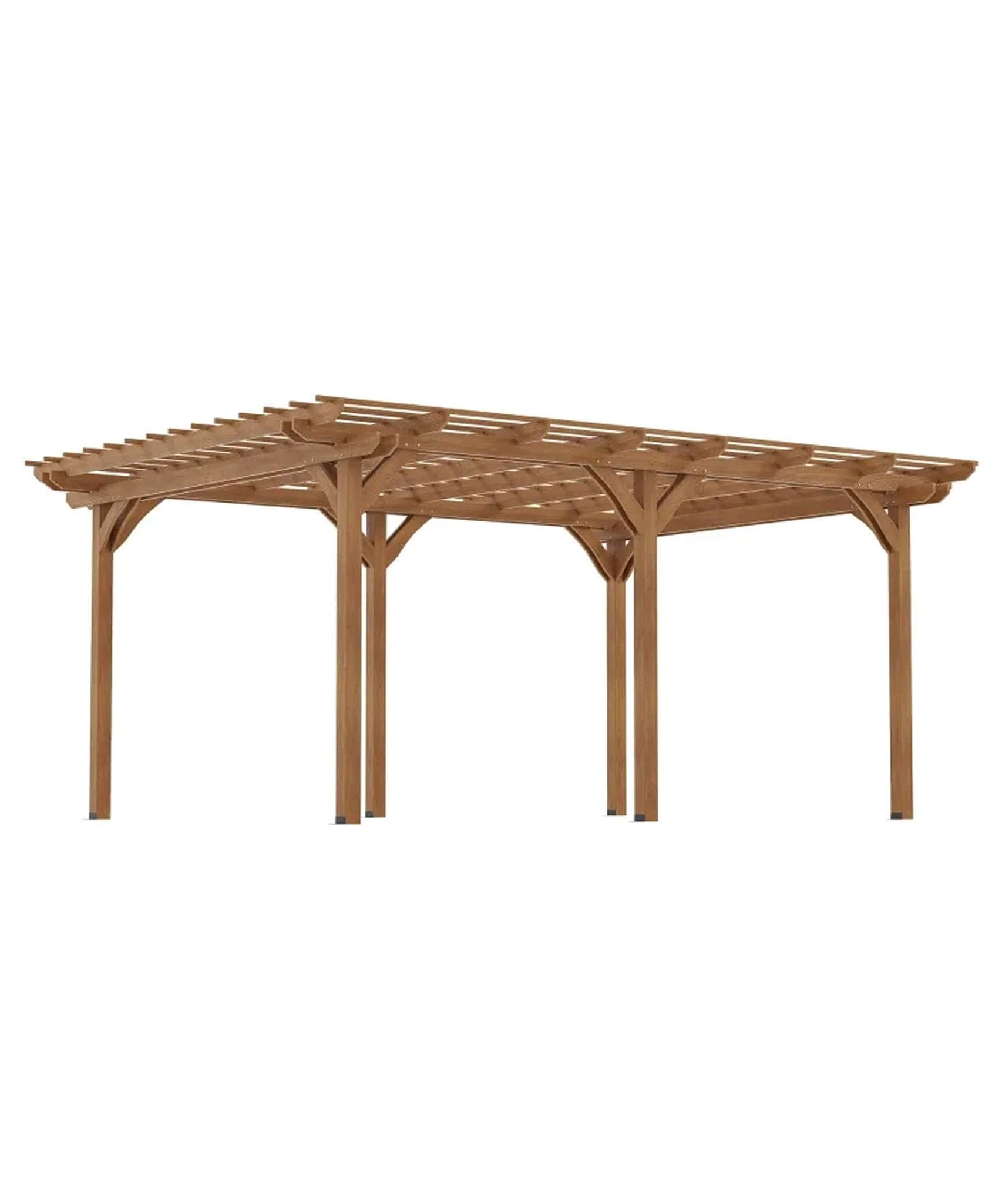 [09X12FT] Alora Premium Outdoor Wooden Grape Trellis Pergola (SAK18579)