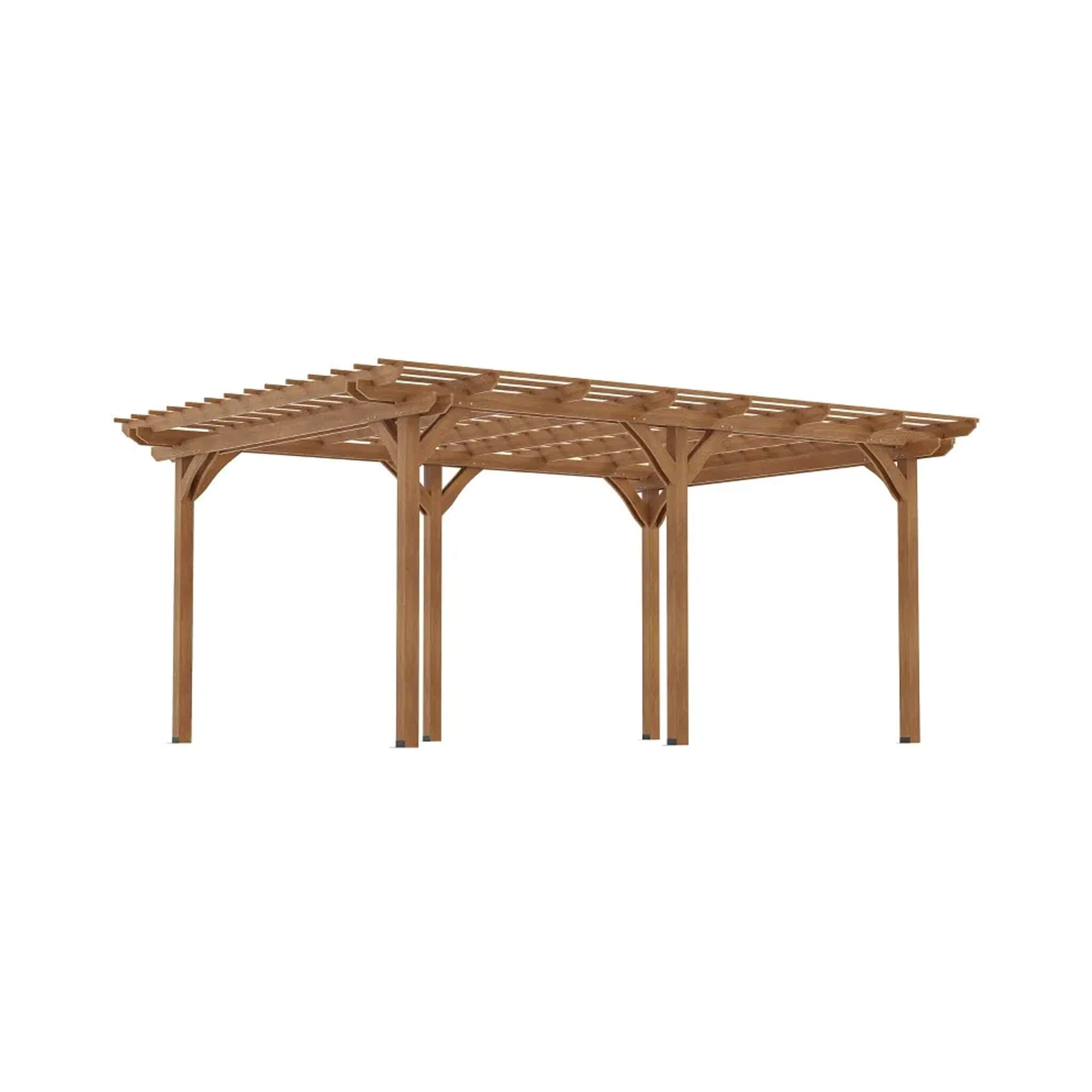 [09X12FT] Alora Premium Outdoor Wooden Grape Trellis Pergola (SAK18579)