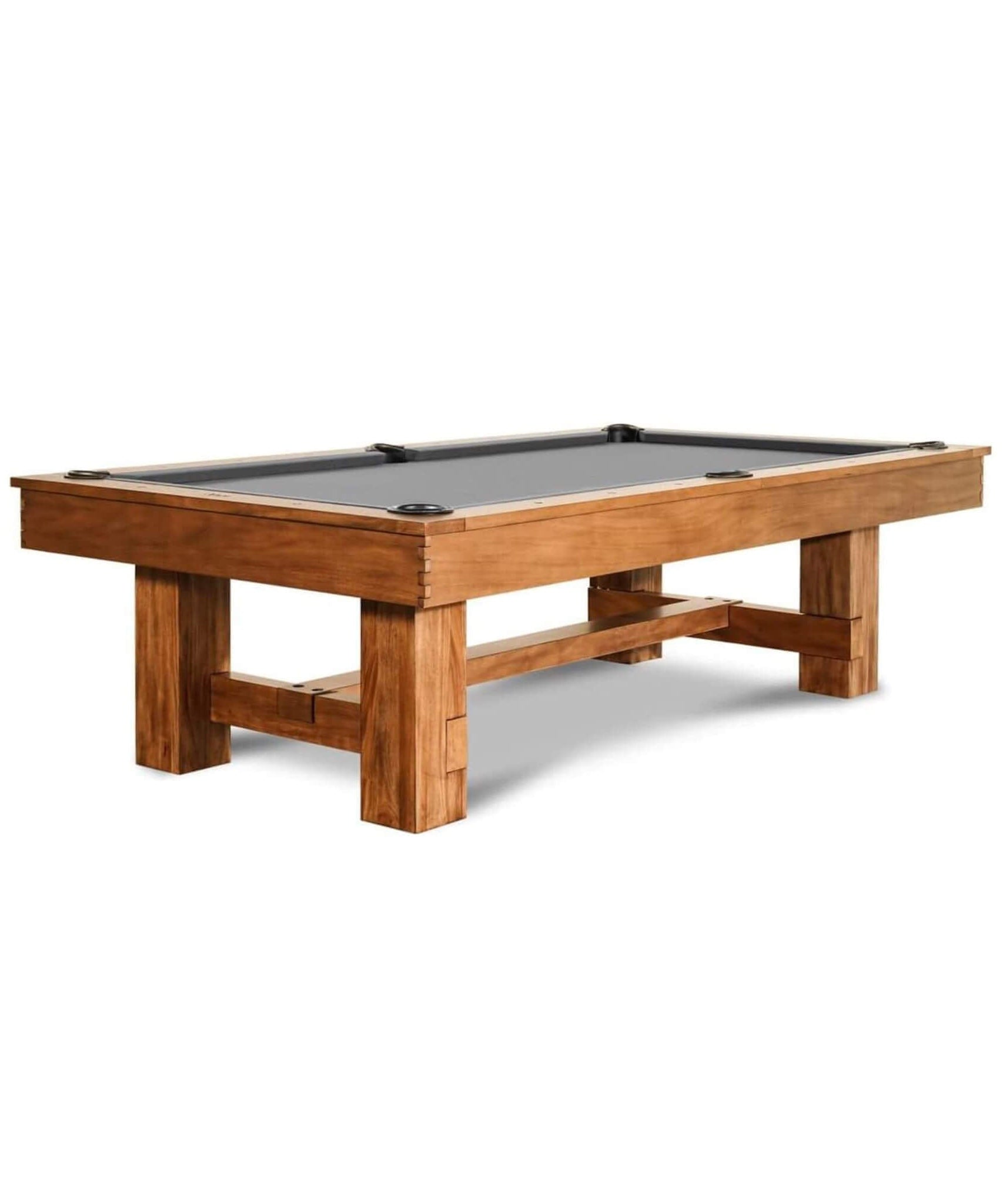 8FT Premium Professional Presli Slate Native Acacia Solid Wood Billiard Pool Table With Custom Table Cloth (SAK90428)