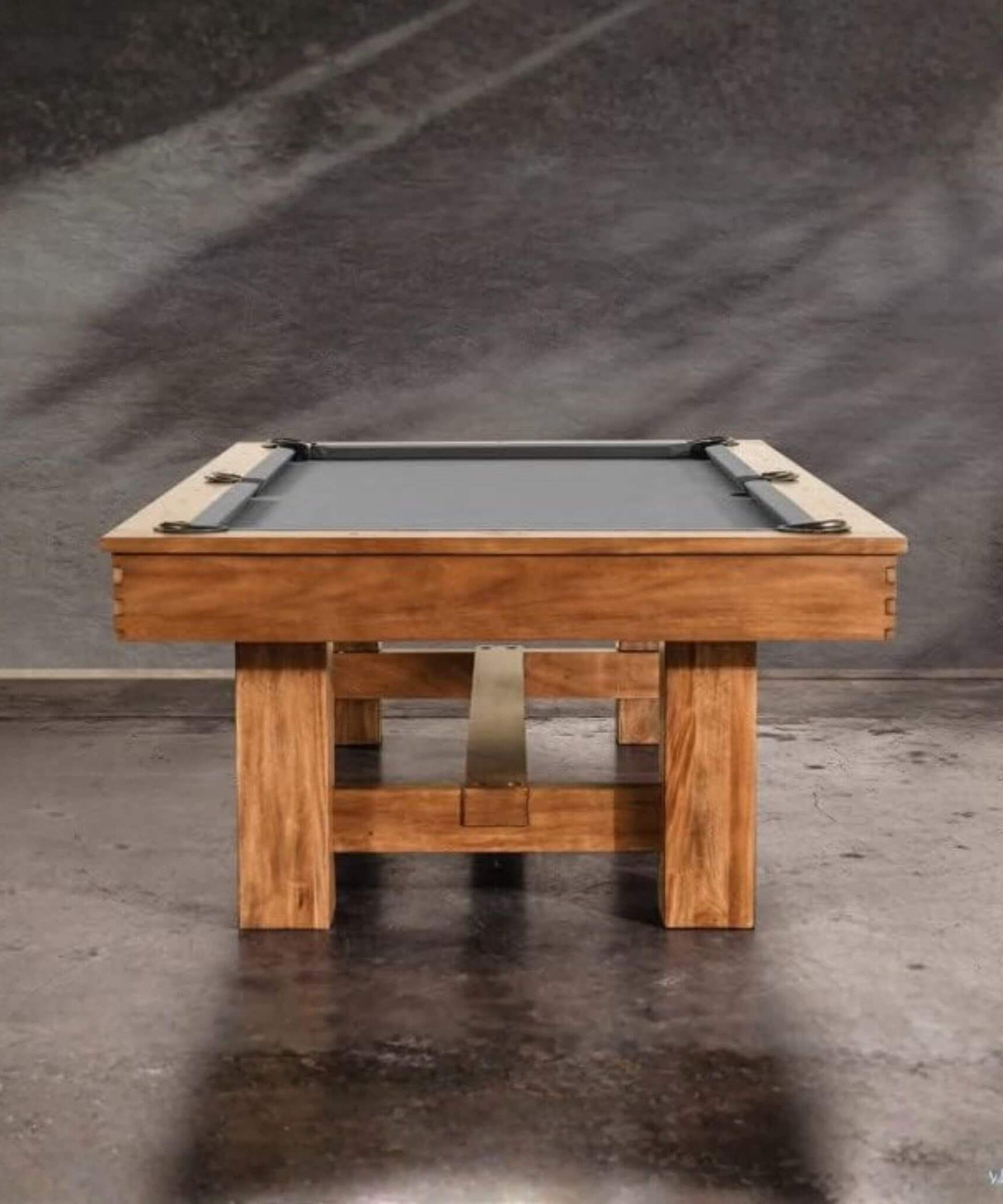8FT Premium Professional Presli Slate Native Acacia Solid Wood Billiard Pool Table With Custom Table Cloth (SAK90428)