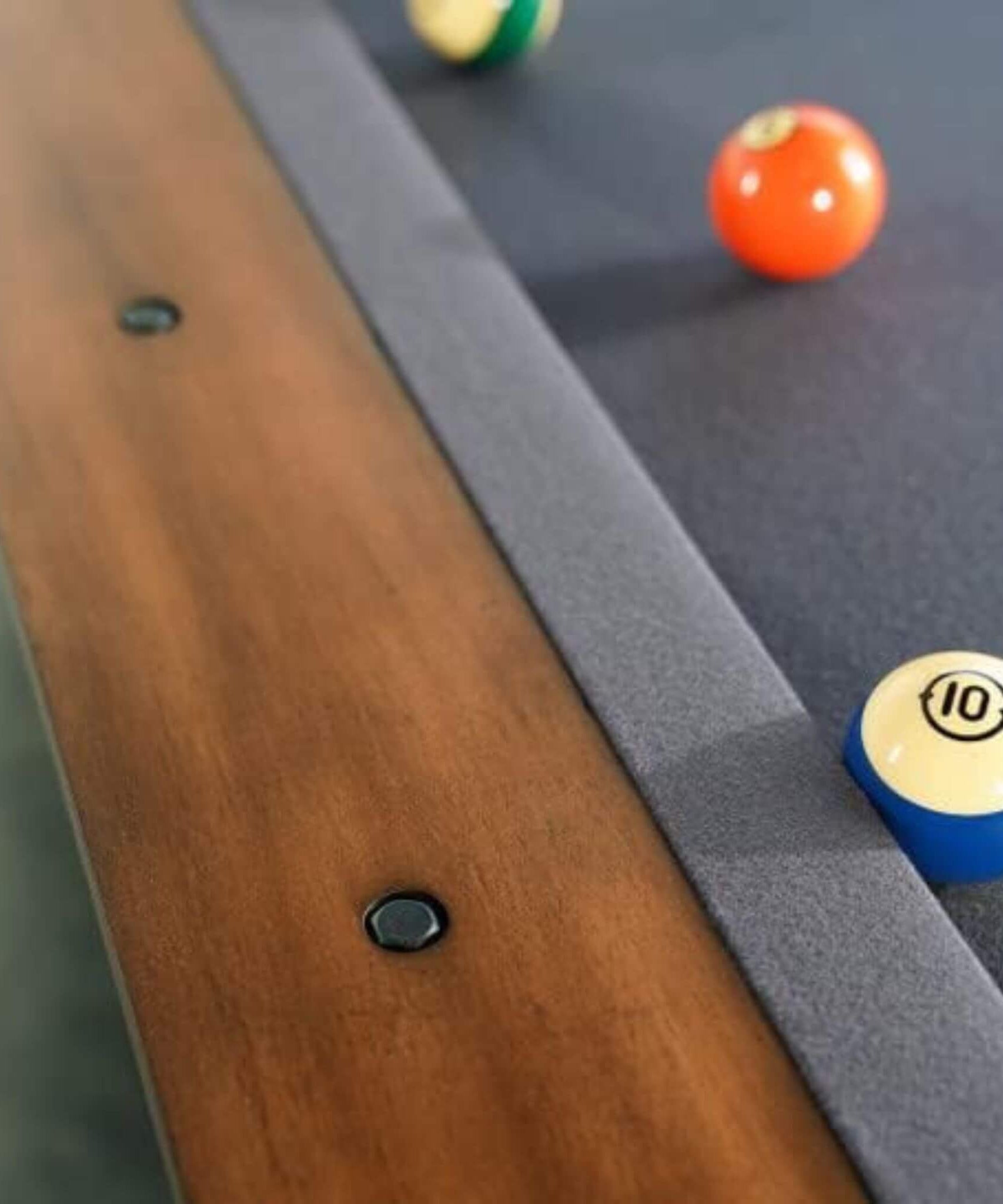 8FT Premium Professional Presli Slate Native Acacia Solid Wood Billiard Pool Table With Custom Table Cloth (SAK90428)