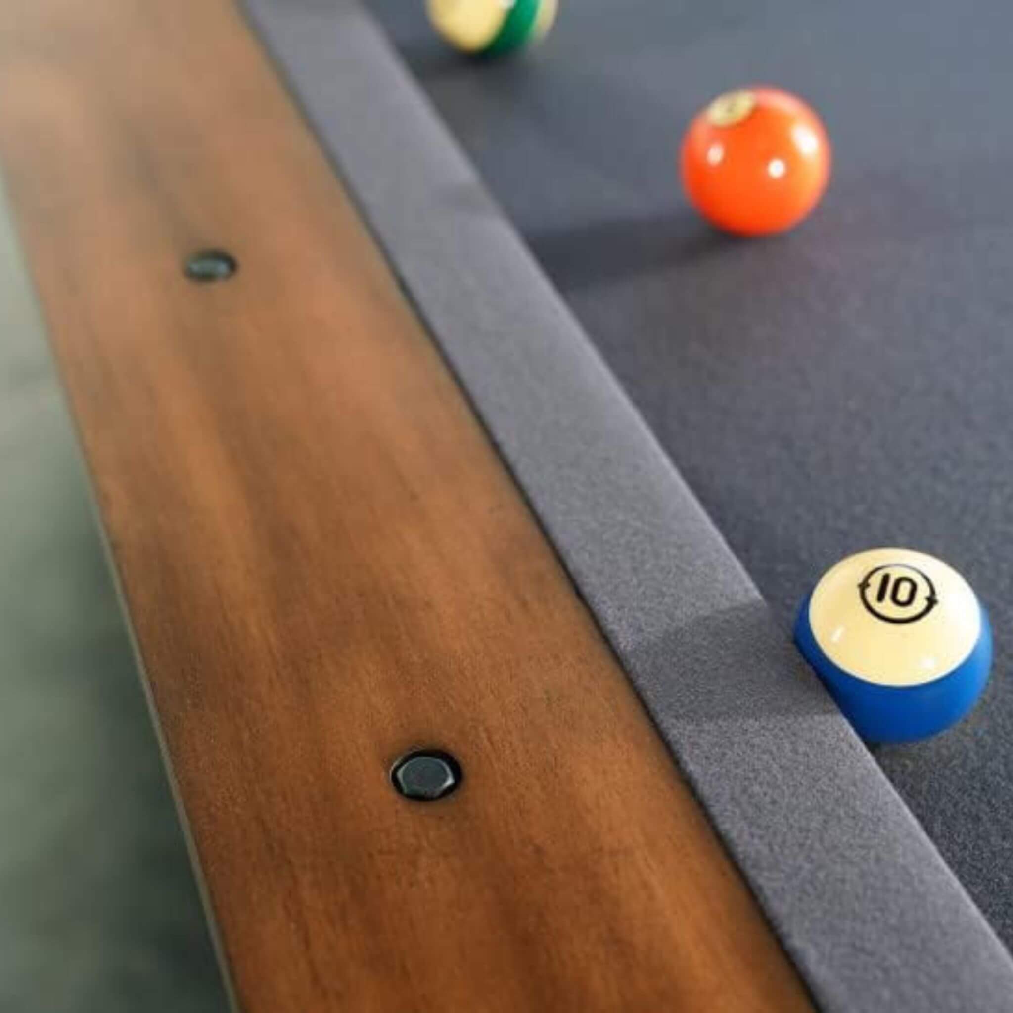 8FT Premium Professional Presli Slate Native Acacia Solid Wood Billiard Pool Table With Custom Table Cloth (SAK90428)