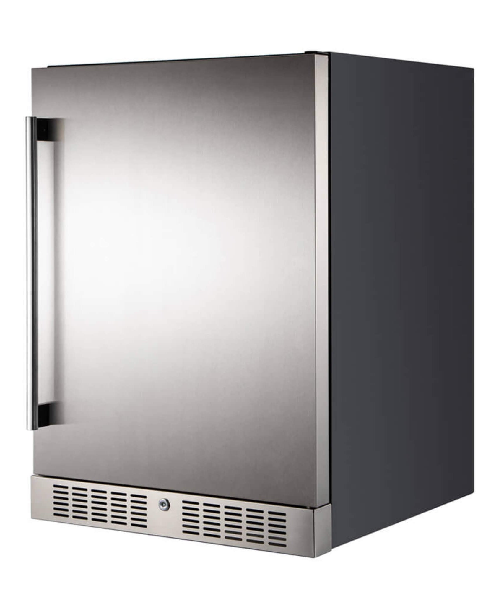 Premium 5.3 Cu.Ft Single Door Stainless Steel Built-In Wine Beverage Undercounter Refrigerator (SAK95276)
