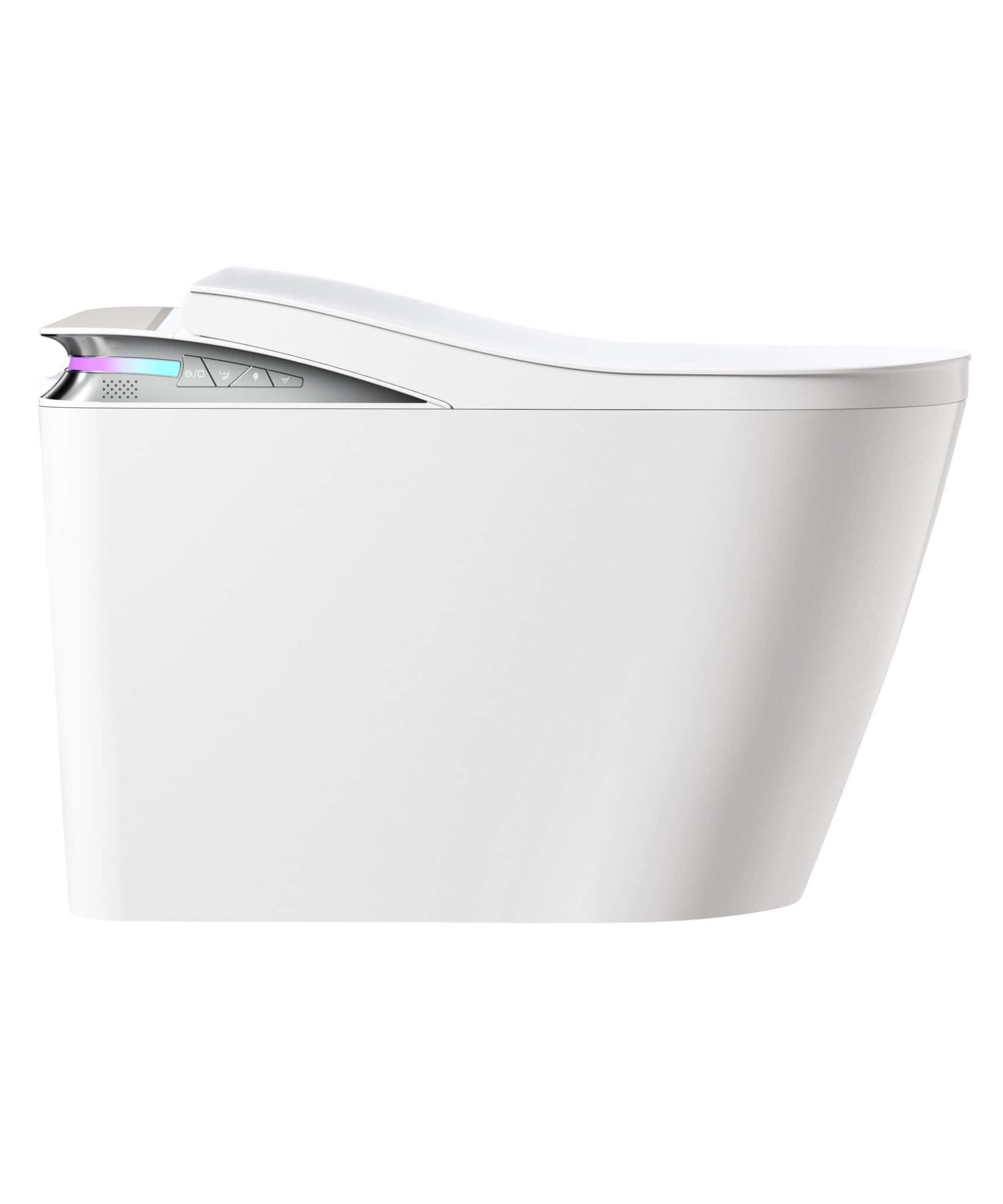 Nuvia Premium Smart Auto Flush Toilet With Foot Sensor, Remote, Heated Seat And Night Light (SAK56378)