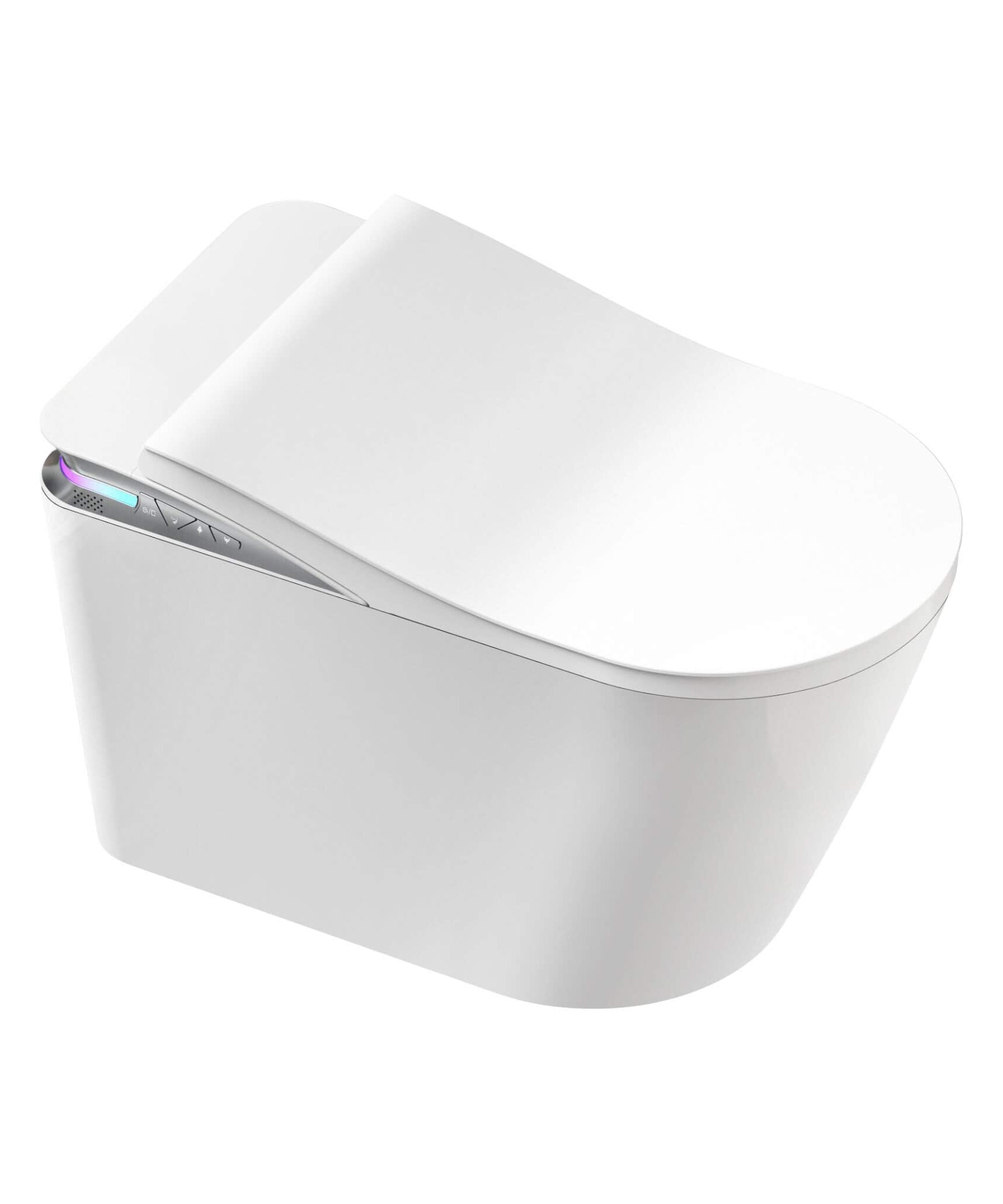 Nuvia Premium Smart Auto Flush Toilet With Foot Sensor, Remote, Heated Seat And Night Light (SAK56378)