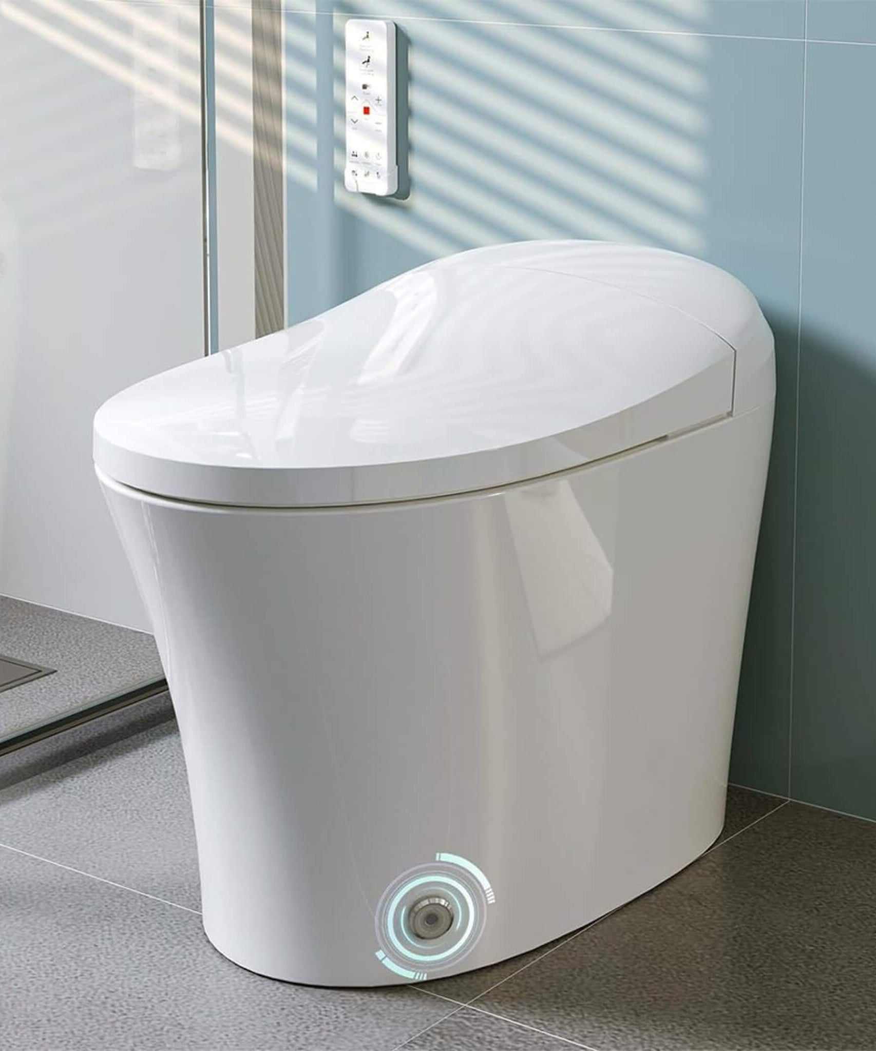 Nuvia Premium Smart Heated Tankless Bidet Toilet With Dual Flush System (SAK10485)