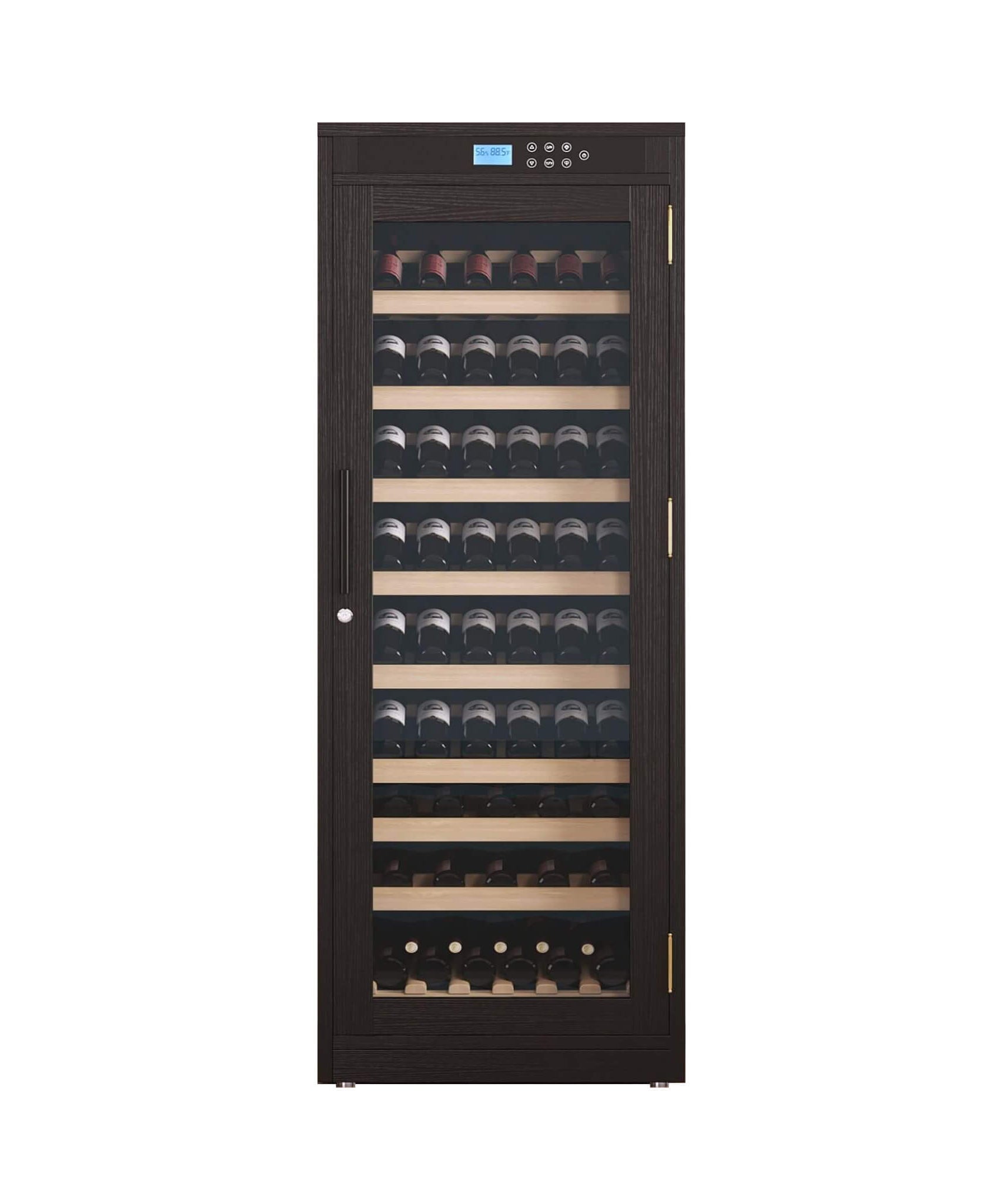 Nuvia 102-Bottle Smart Temperature-Controlled Multi-Tier Wine Cabinet For Home And Bar (SAK46361)