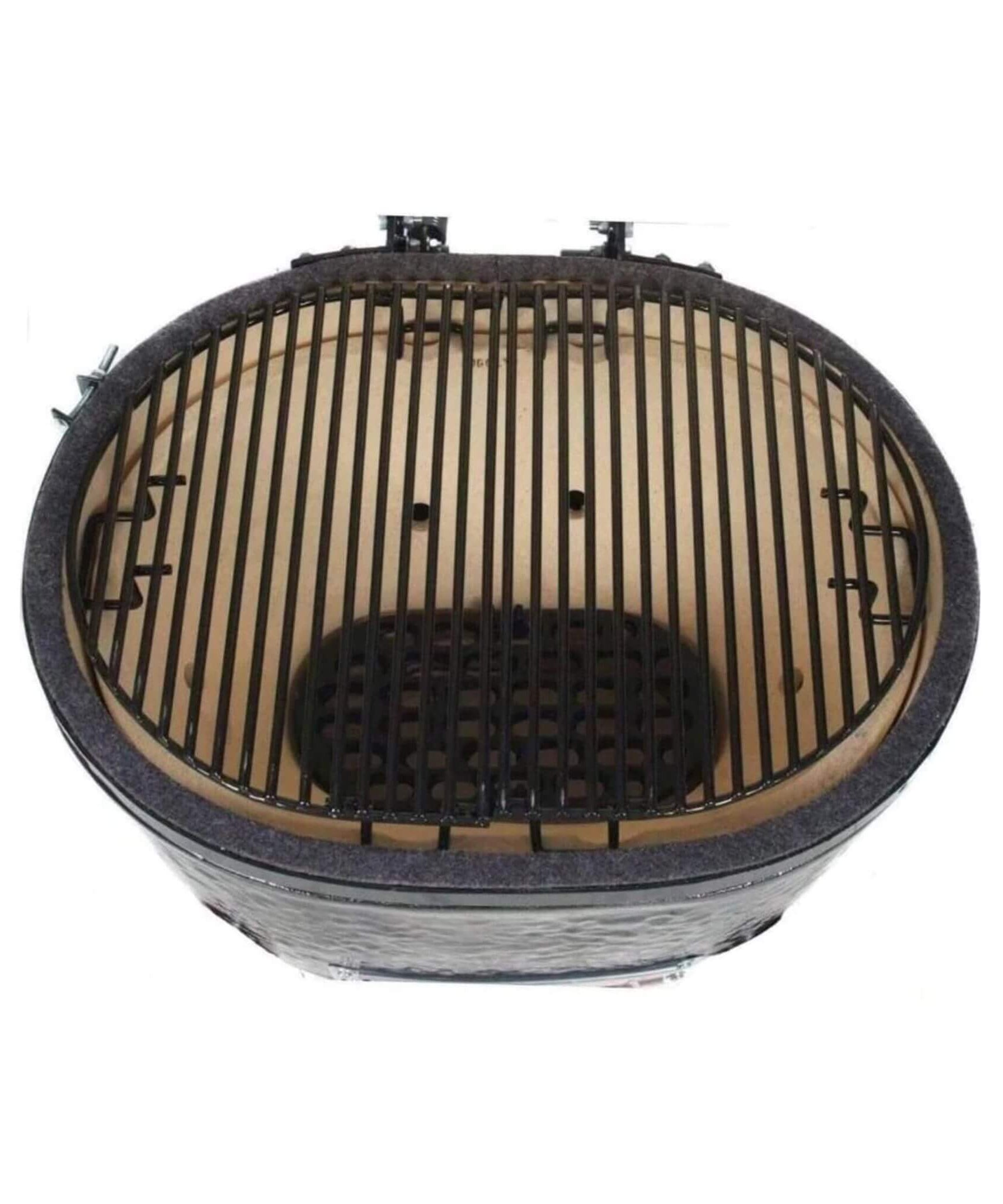 Primo Oval Large 300 Ceramic Kamado BBQ Grill W/ Stainless Steel Grates [PGCLGH] (SAK14871)