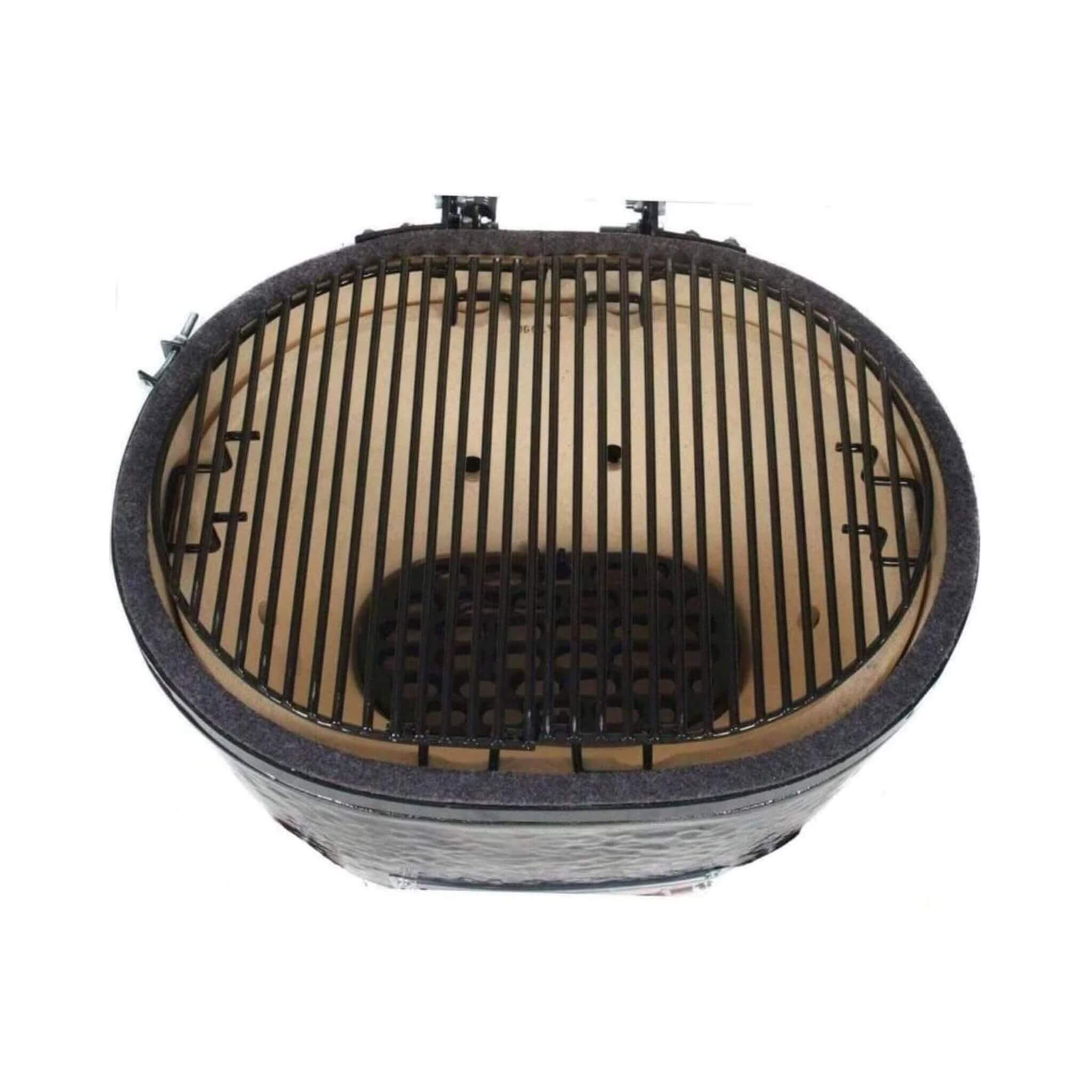 Primo Oval Large 300 Ceramic Kamado BBQ Grill W/ Stainless Steel Grates [PGCLGH] (SAK14871)