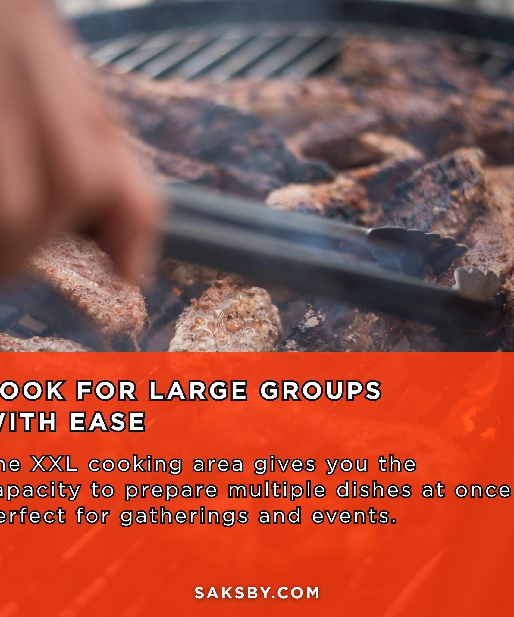Primo Oval XXL Black Ceramic Kamado Charcoal Grill [PGCXXLH] (SAK25674)