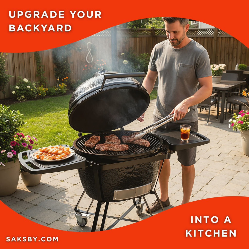 Primo Oval XXL All-In-One Ceramic Charcoal Grill [PGCXXLC] (SAK86742)