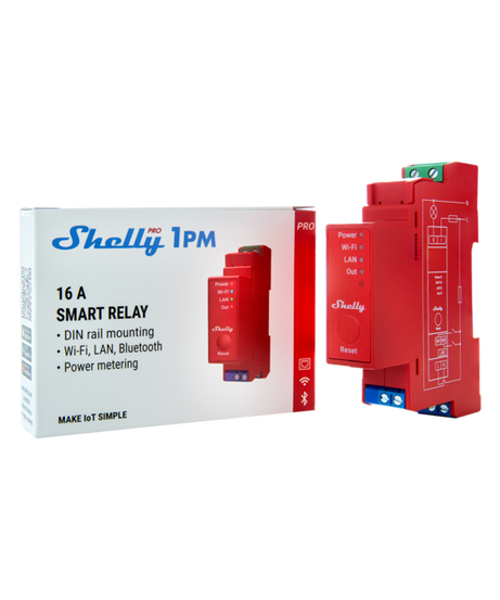 Shelly Pro 1PM UL-Certified