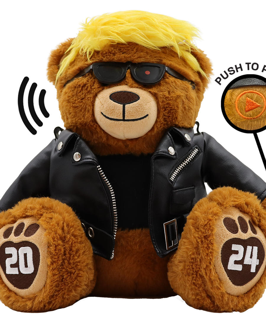 Talking Trumpinator Teddy Bear - Says 10 Phrases
