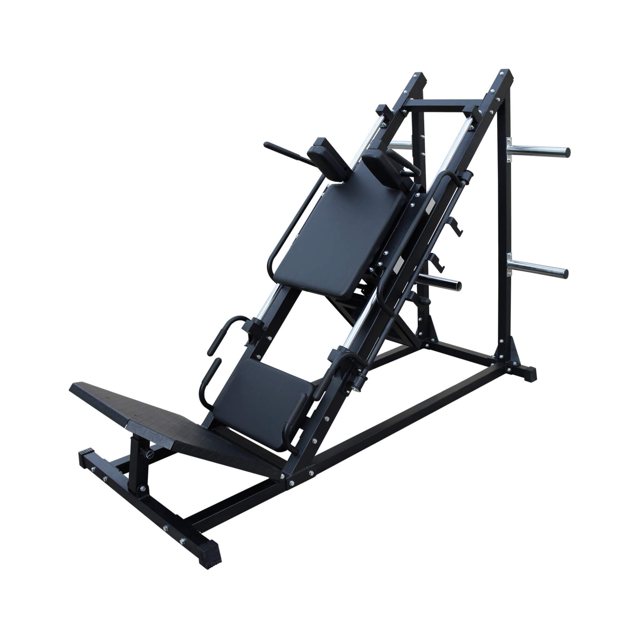 Rovix Professional Adjustable Leg Press Hack Squat Machine For Home Gyms (SAK74330)