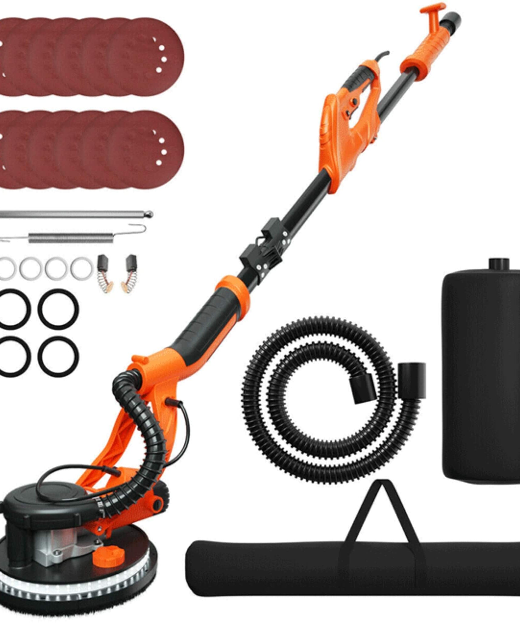 Professional Electric 750W Drywall Ceiling Pole Sander W/ Vacuum (SAK97855)