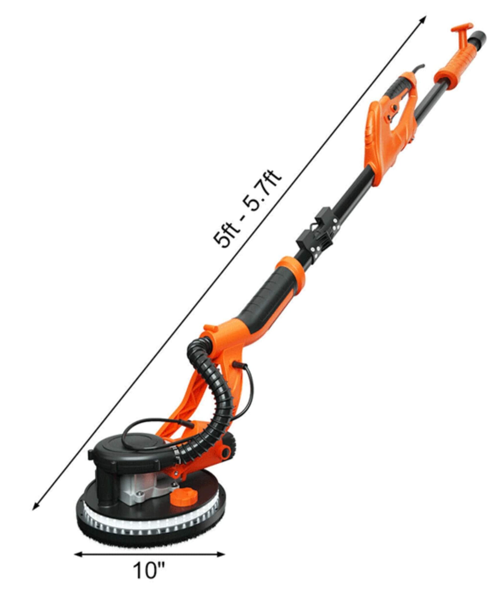 Professional Electric 750W Drywall Ceiling Pole Sander W/ Vacuum (SAK97855)