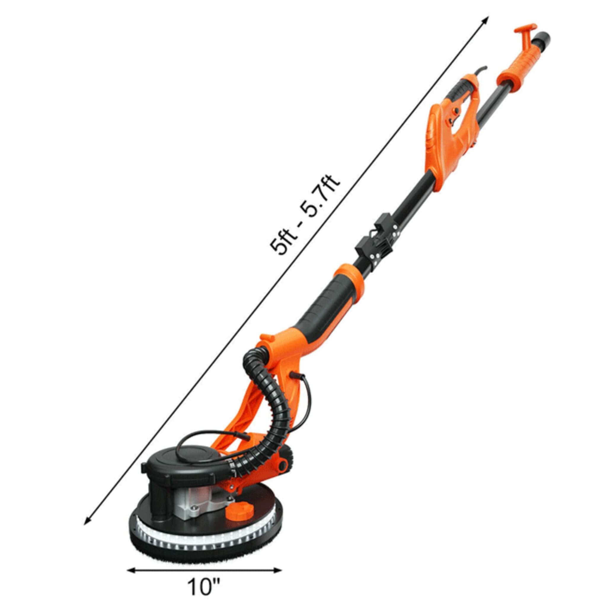 Professional Electric 750W Drywall Ceiling Pole Sander W/ Vacuum (SAK97855)