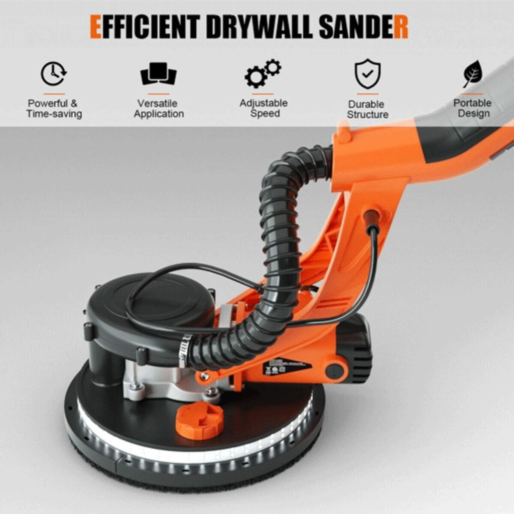 Professional Electric 750W Drywall Ceiling Pole Sander W/ Vacuum (SAK97855)