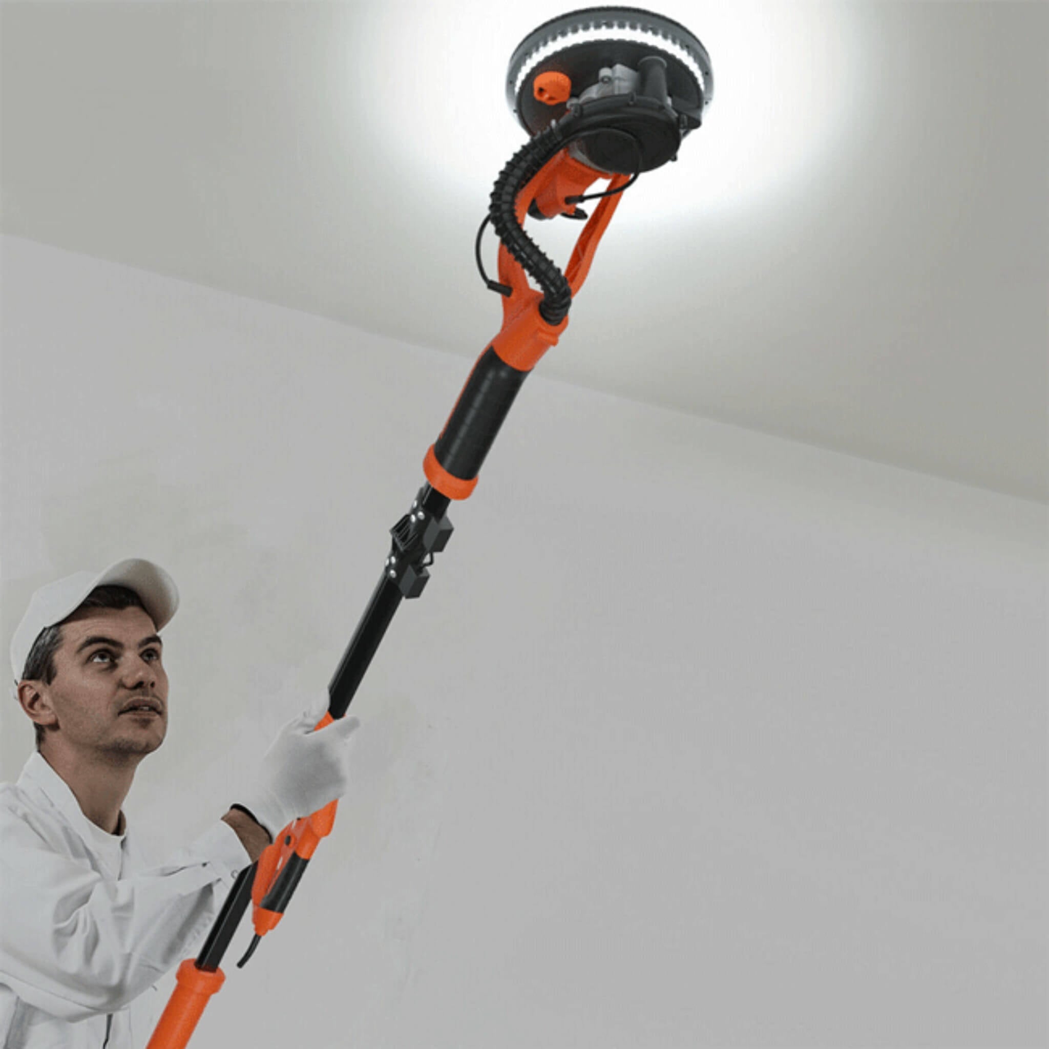 Professional Electric 750W Drywall Ceiling Pole Sander W/ Vacuum (SAK97855)