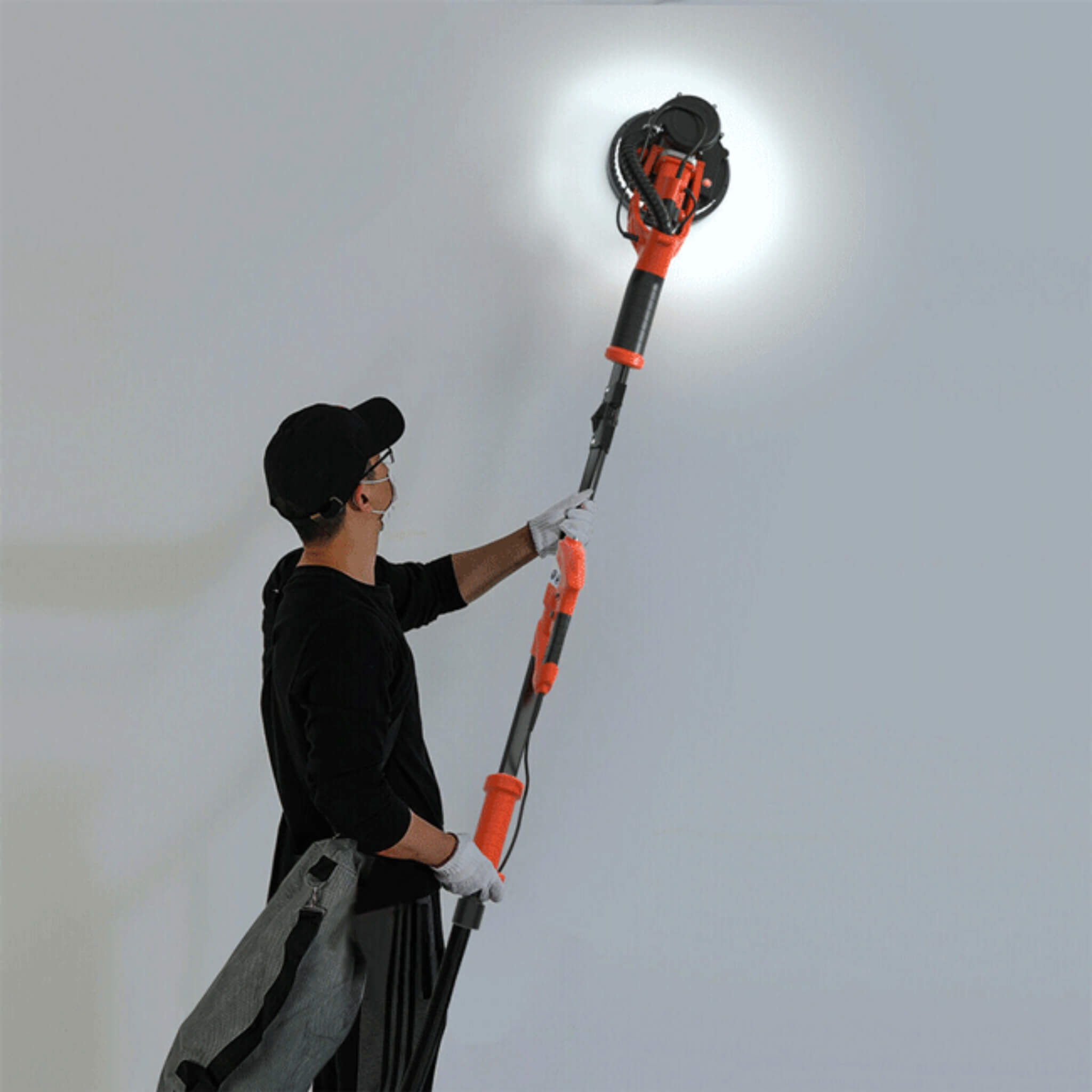 Professional Electric 750W Drywall Ceiling Pole Sander W/ Vacuum (SAK97855)