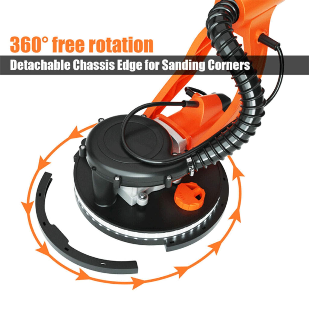 Professional Electric 750W Drywall Ceiling Pole Sander W/ Vacuum (SAK97855)
