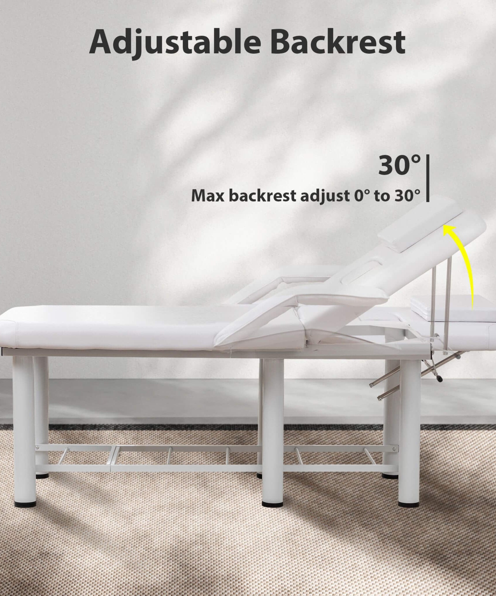 Professional Fully Adjustable Beauty Bed With Underbed Storage And Removable Cushions (SAK46813)