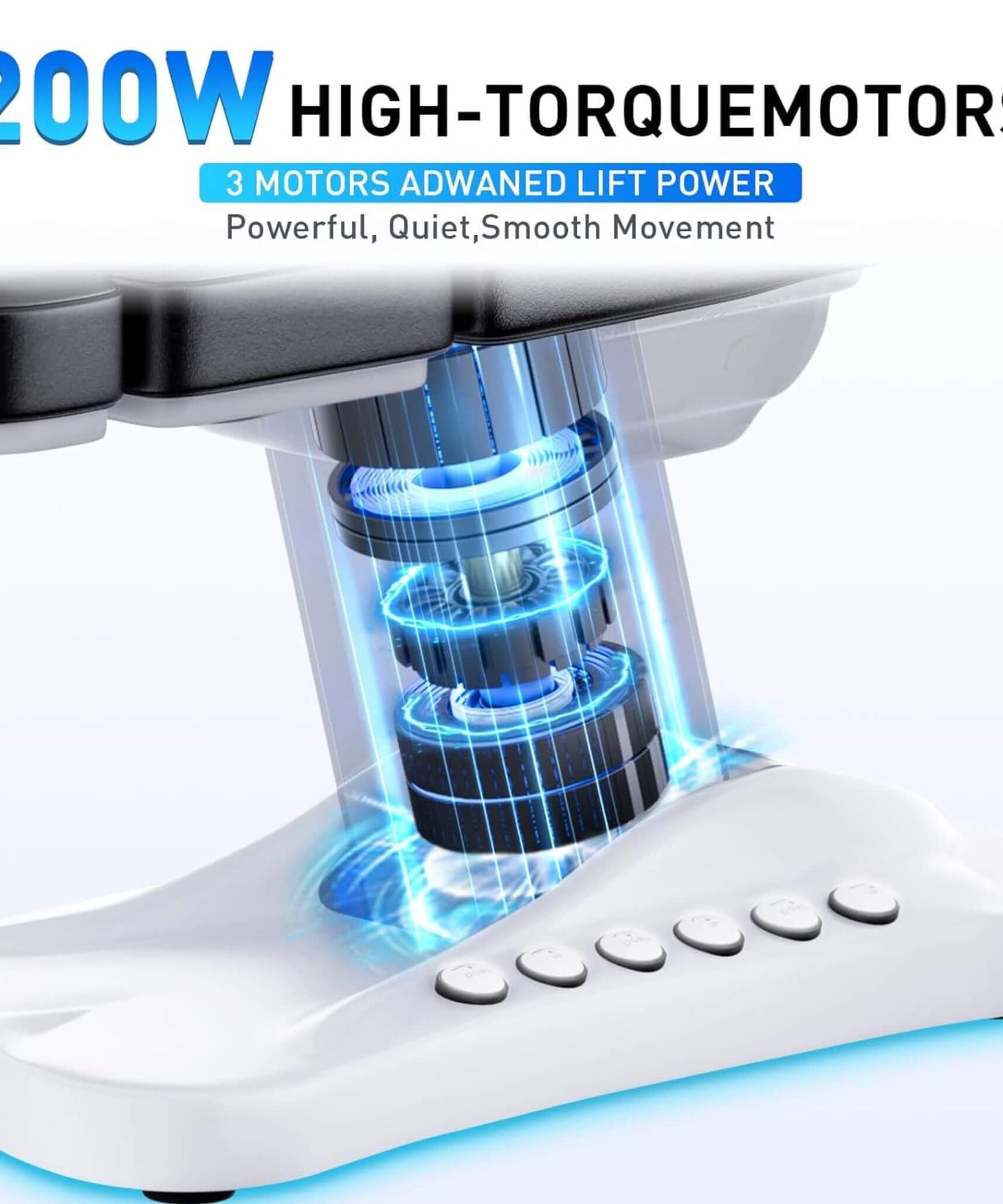 Professional Fully-Electric Massage Table With Lift And Foot Pedal (SAK32659)