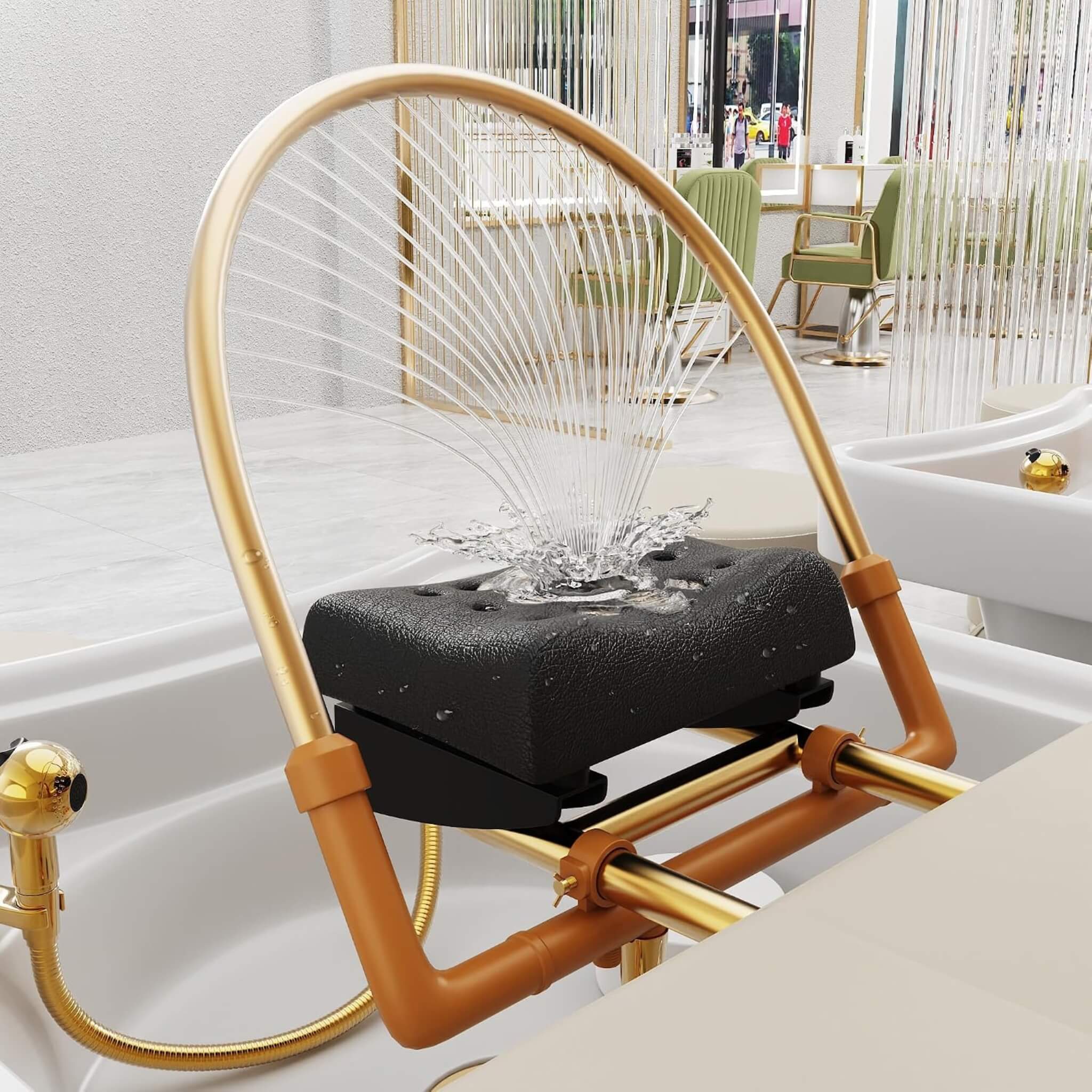 Professional Massage Table With Shampoo Basin And Water Circulation System (SAK24689)
