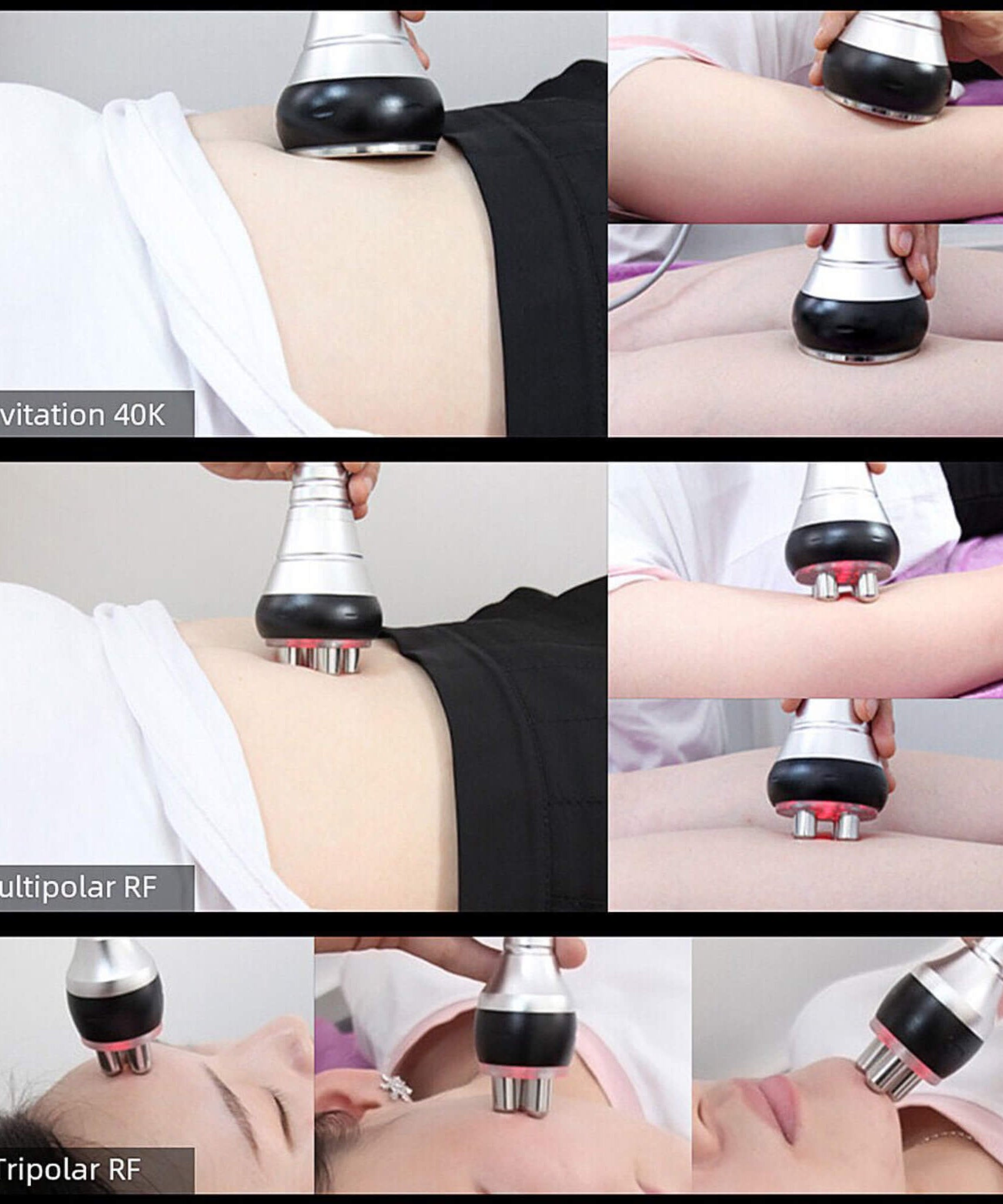 Professional Ultrasonic Cavitation RF Laser Lipo Machine -  Fat Reduction & Weight Loss (SAK95112)