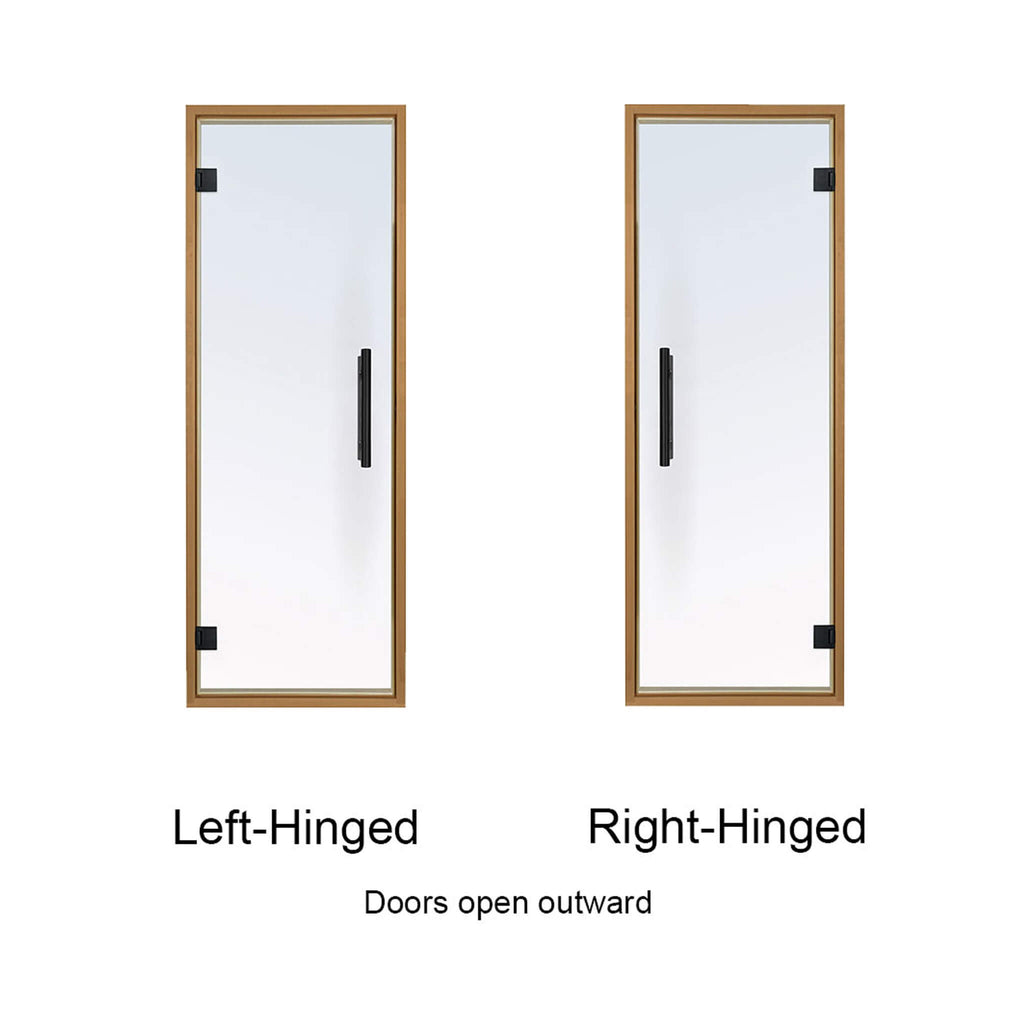 Prosaunas 24X73-Inch Aspen Prehung Tinted Glass Sauna Door (SAK35741)