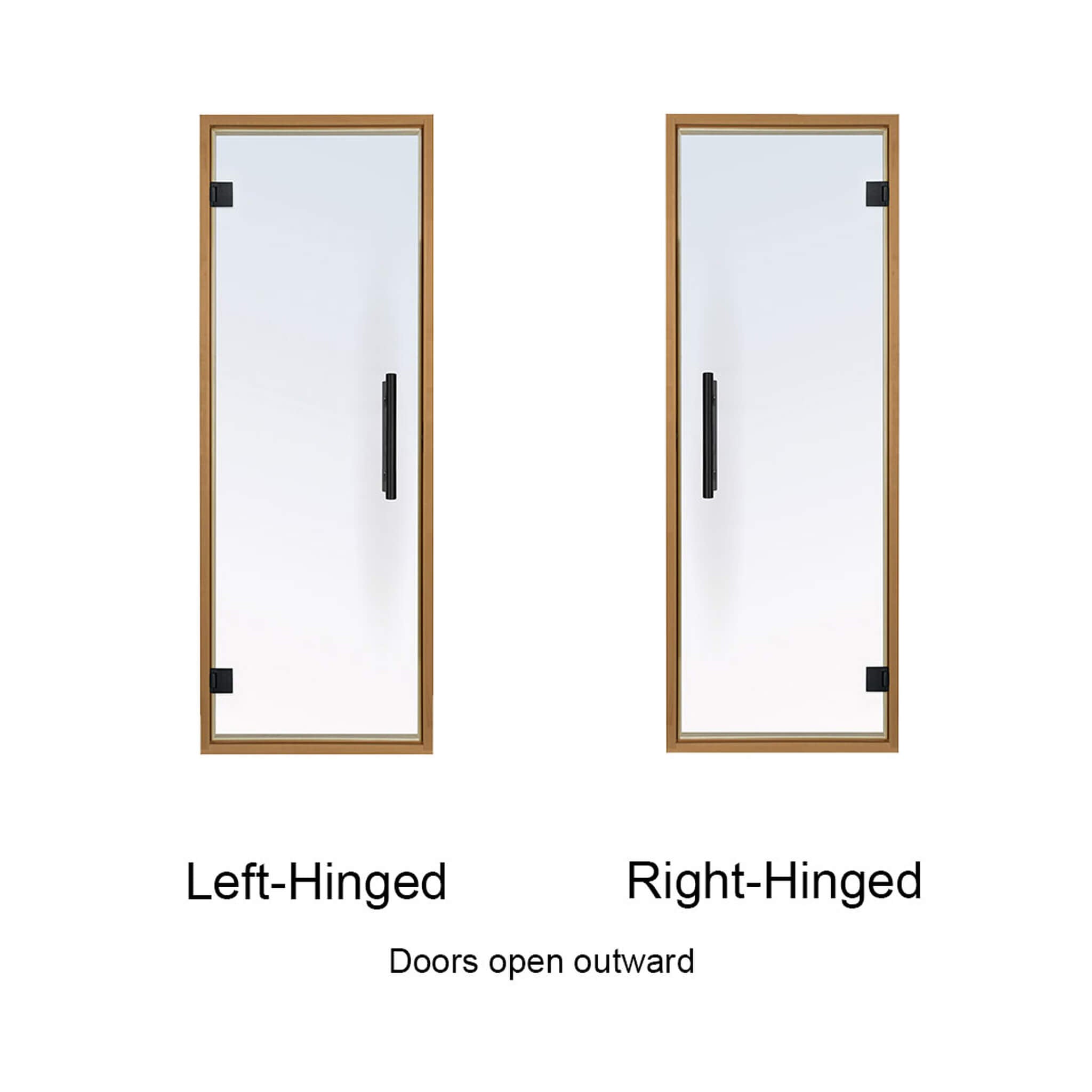 Prosaunas 24X73-Inch Thermo-Aspen Prehung Clear Glass Sauna Door (SAK17254)