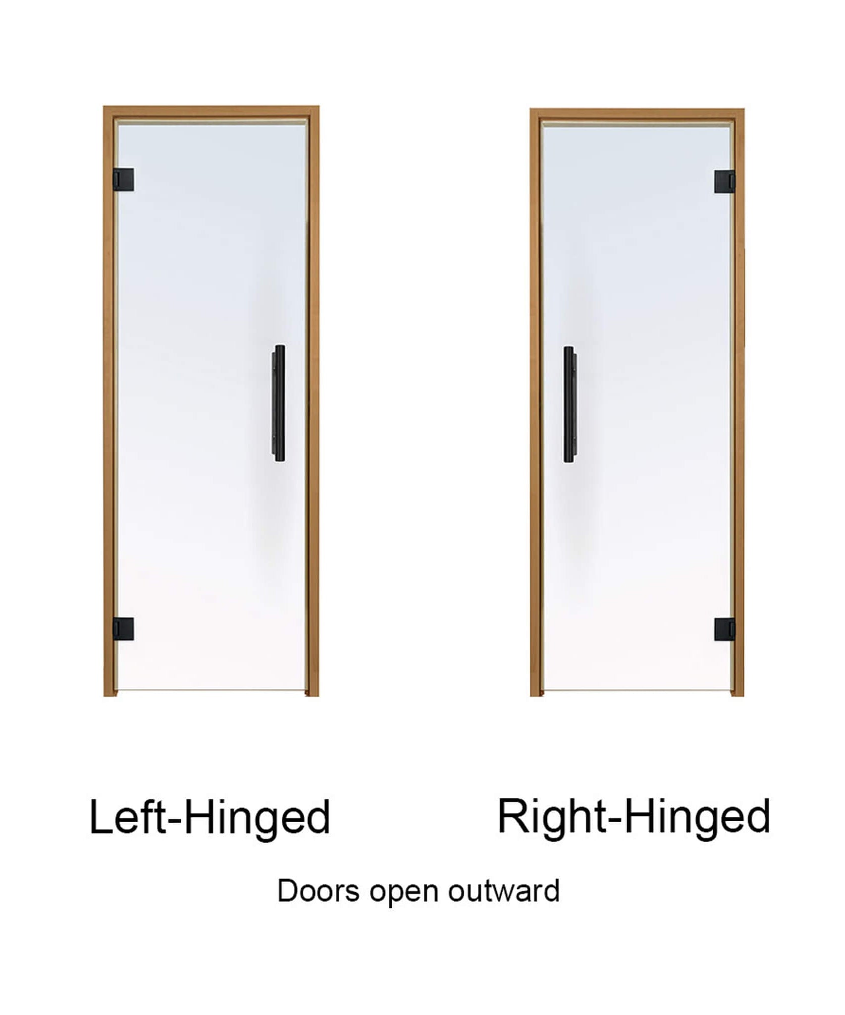 Prosaunas 24X81-Inch Thermo-Aspen Prehung Clear Glass Sauna Door (SAK13651)