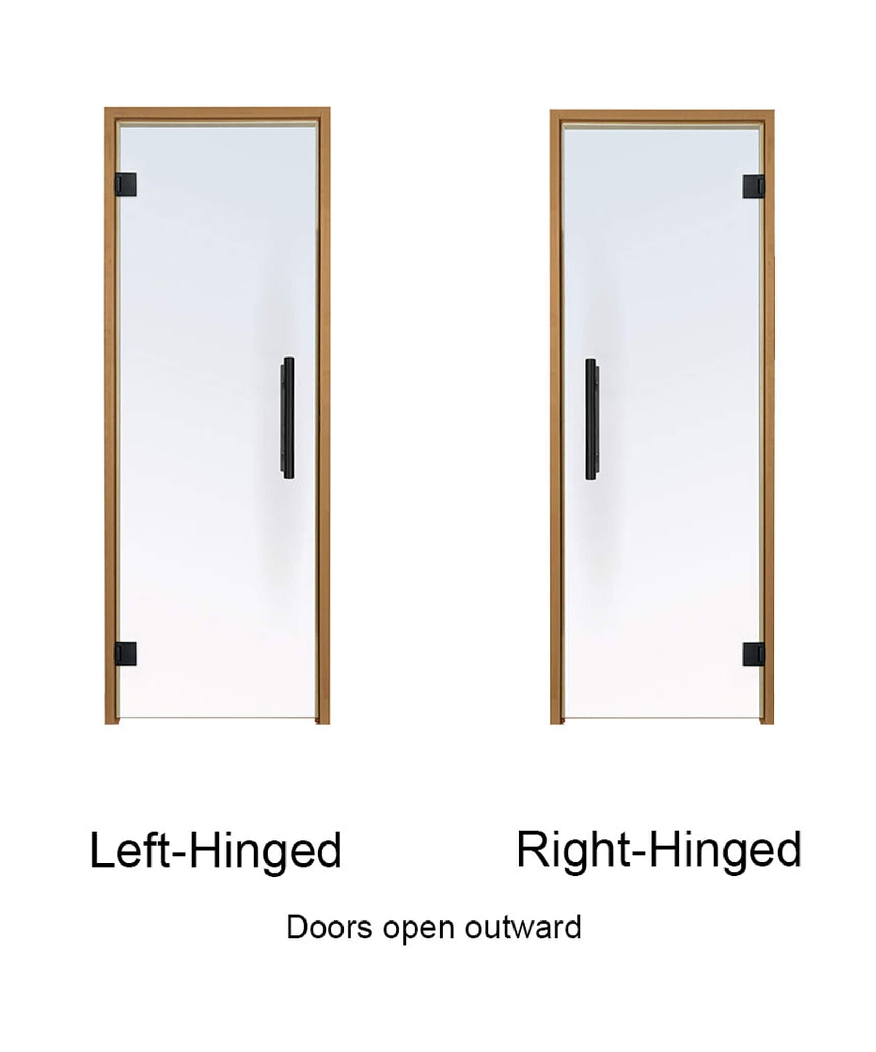 Prosaunas 24X81-Inch Thermo-Aspen Prehung Tinted Glass Sauna Door (SAK51863)