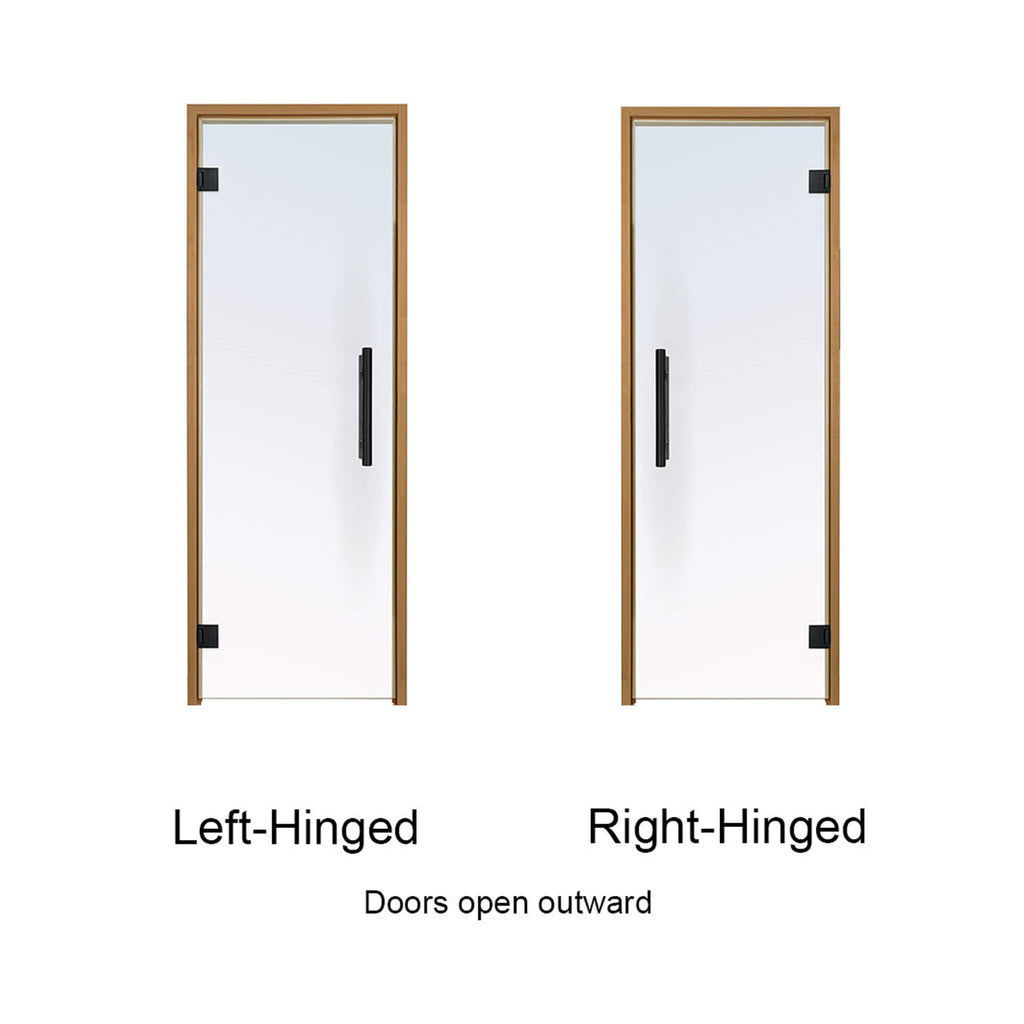 Prosaunas 24X81-Inch Thermo-Aspen Prehung Tinted Glass Sauna Door (SAK51863)