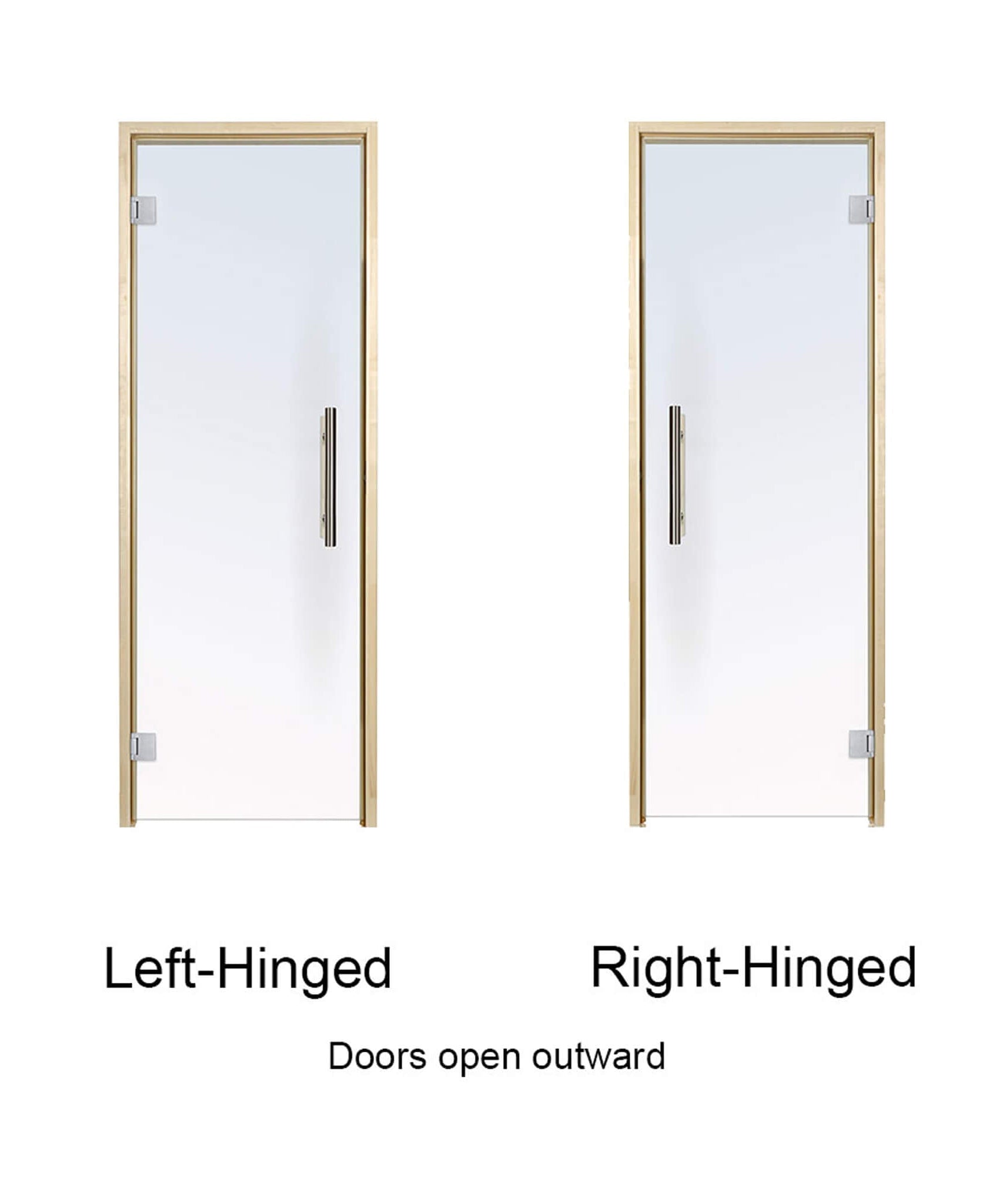 Prosaunas 36X81-Inch Aspen Clear ADA Glass Sauna Door (SAK75843)
