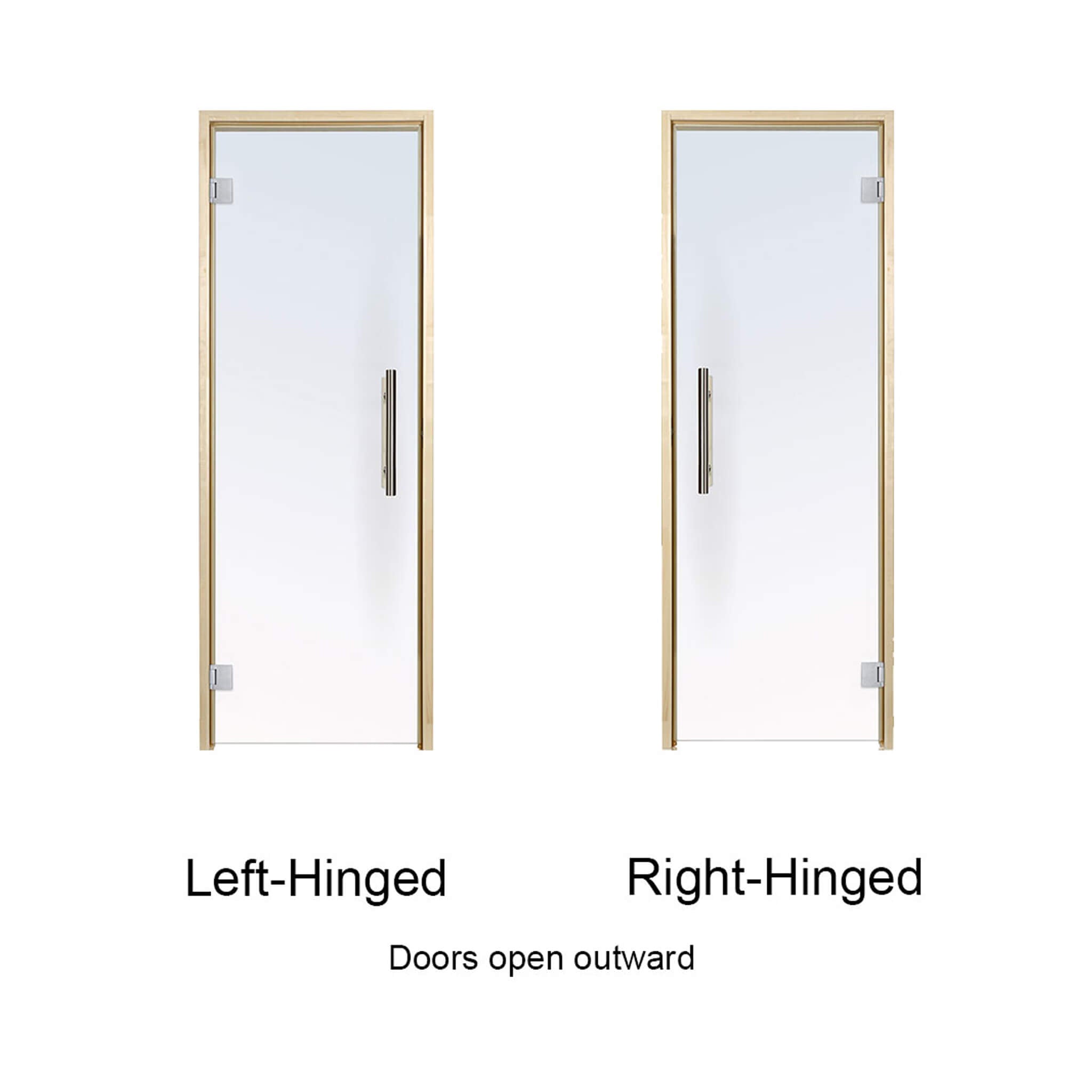 Prosaunas 36X81-Inch Aspen Clear ADA Glass Sauna Door (SAK75843)