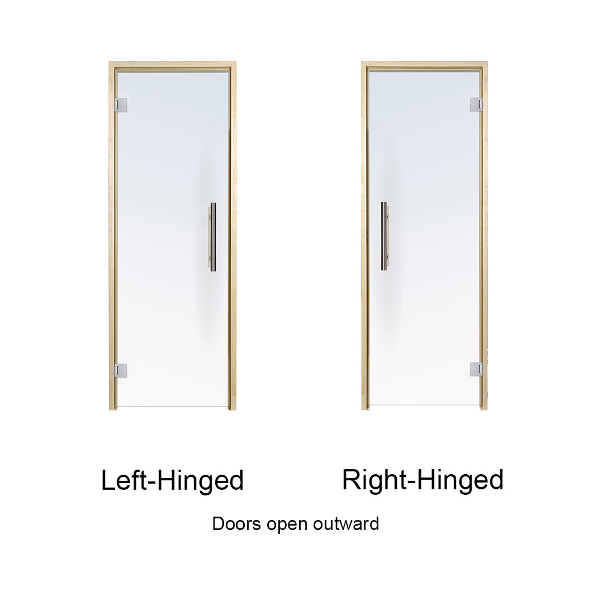 Prosaunas 36X81-Inch Aspen Prehung ADA Tinted Glass Sauna Door (SAK17952)