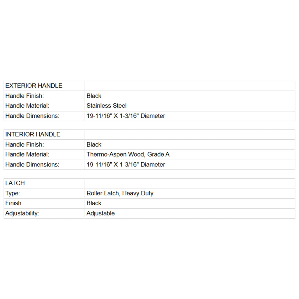 Prosaunas 36X81-Inch Thermo-Aspen Clear ADA Glass Sauna Door (SAK75841)