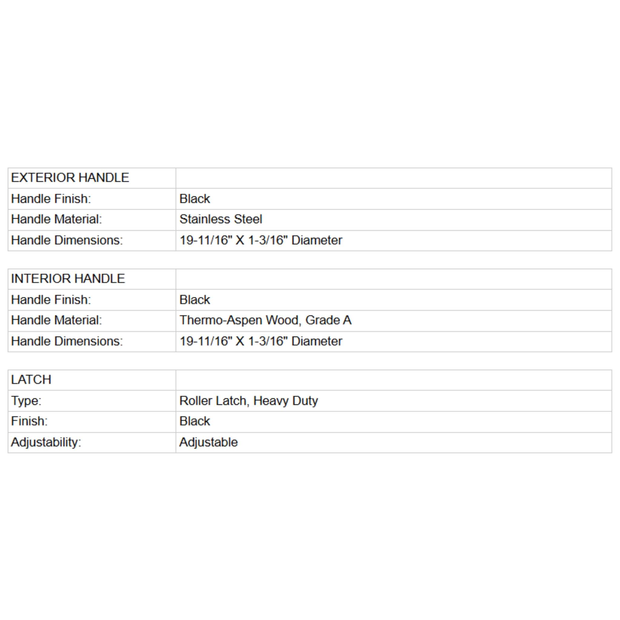 Prosaunas 36X81-Inch Thermo-Aspen Clear ADA Glass Sauna Door (SAK75841)